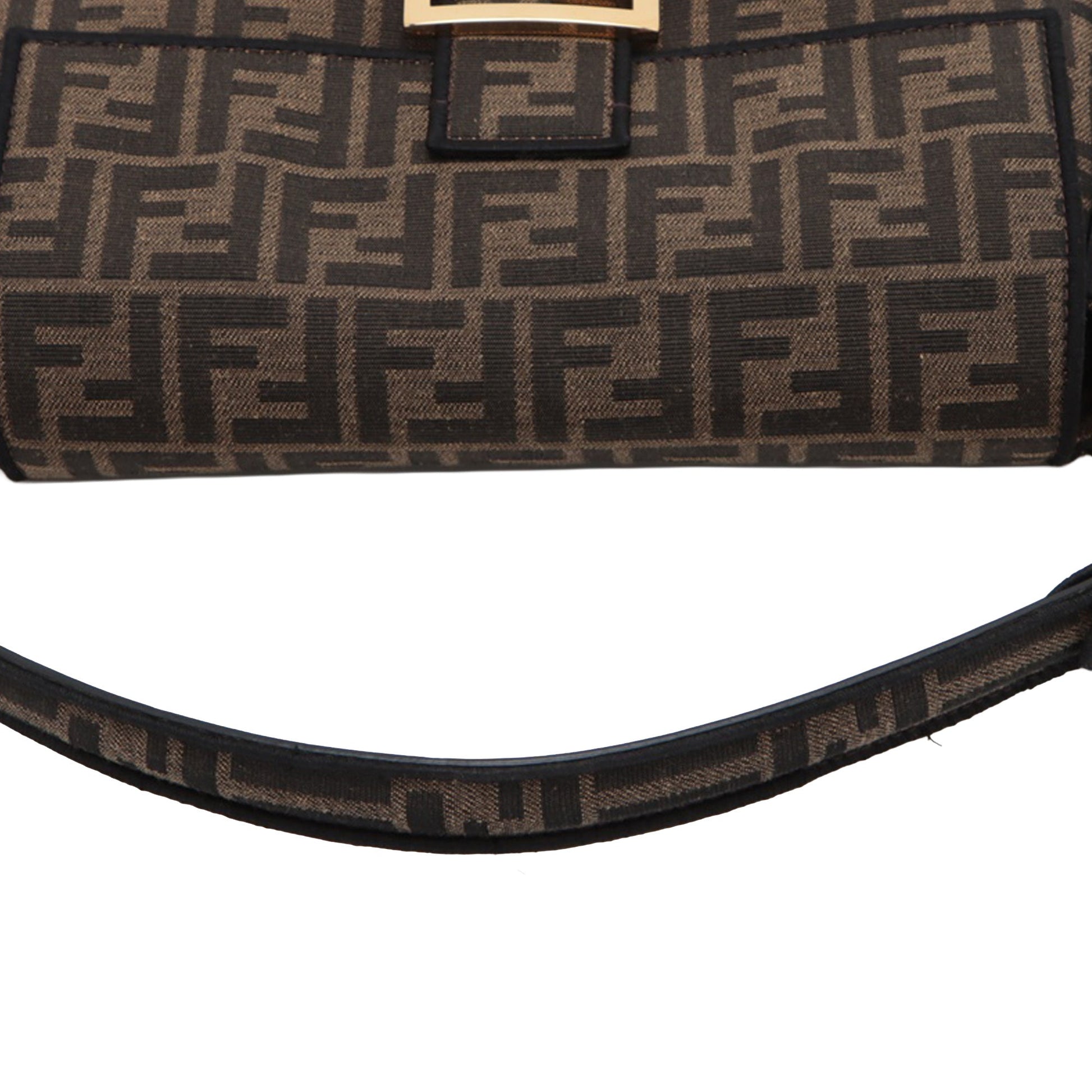 Fendi Medium Zucca Canvas Baguette Satchel
