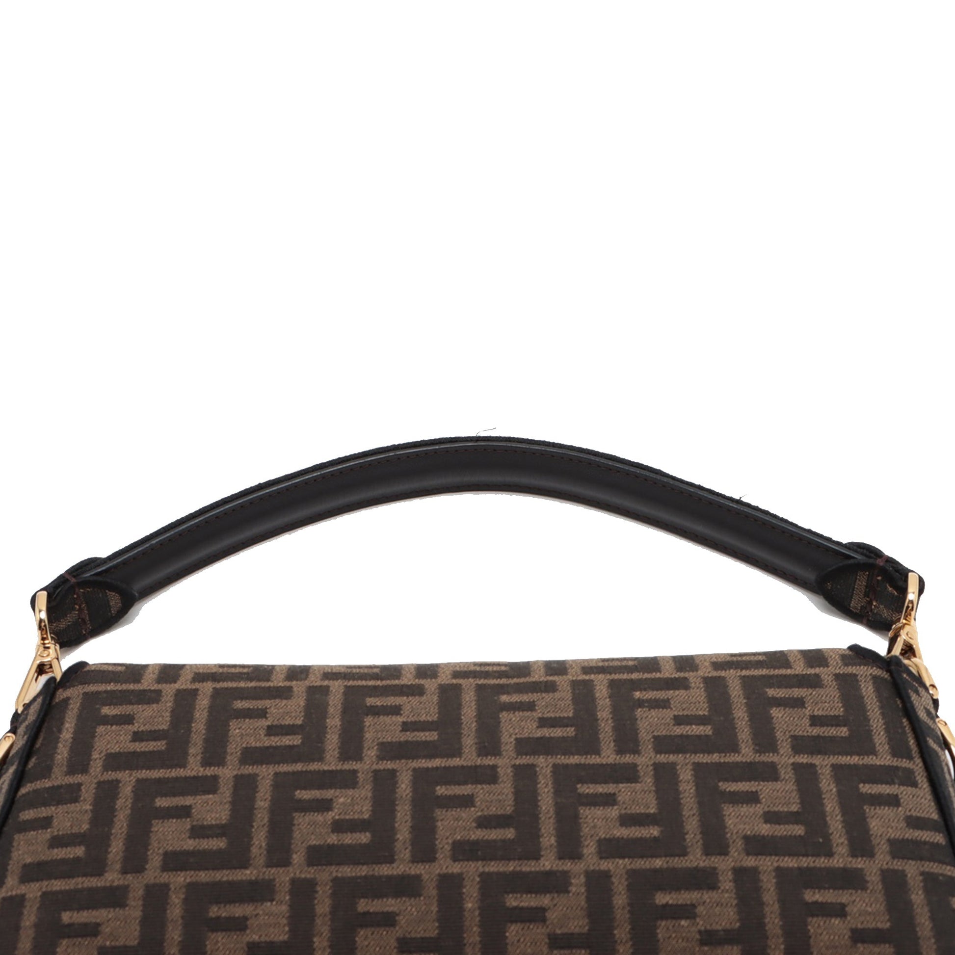 Fendi Medium Zucca Canvas Baguette Satchel