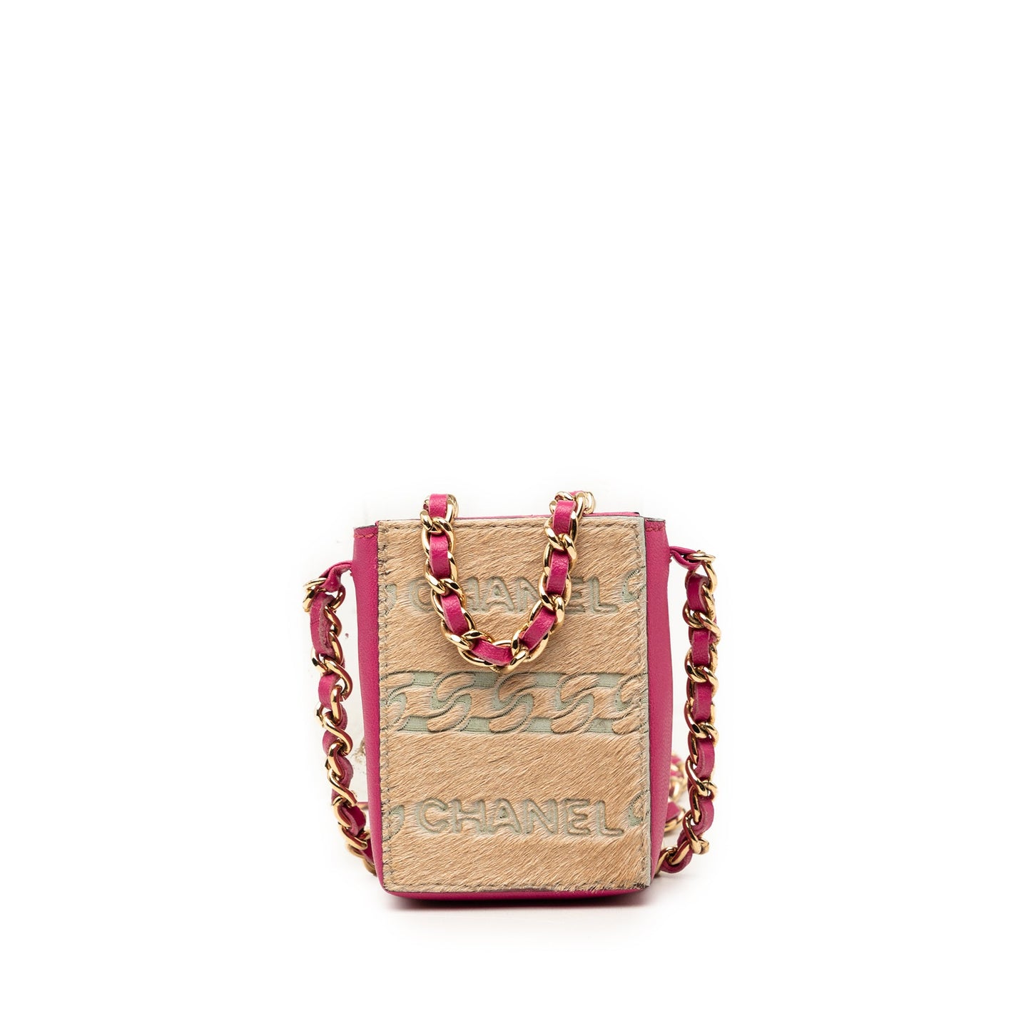 Chanel Lambskin and Pony Hair Cigarette Case