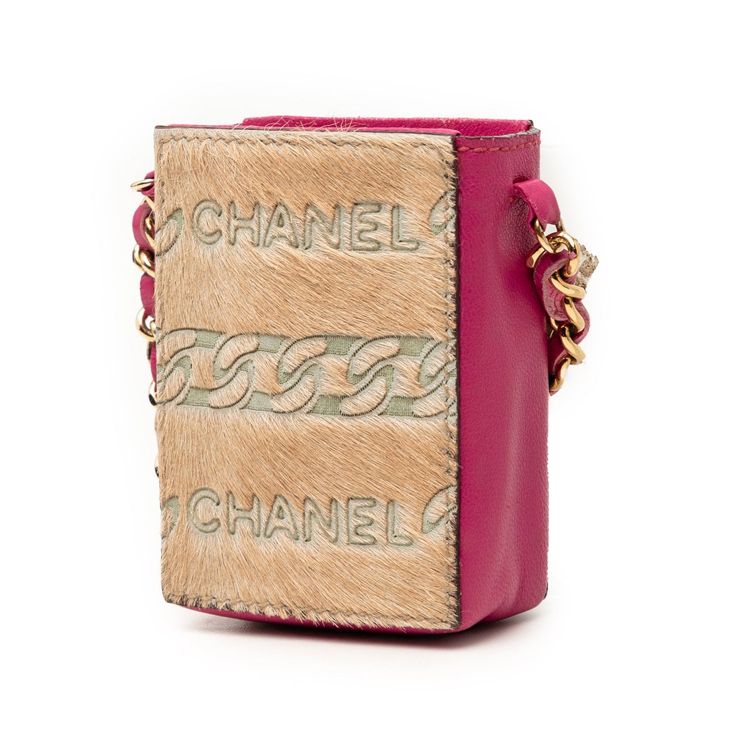 Chanel Lambskin and Pony Hair Cigarette Case