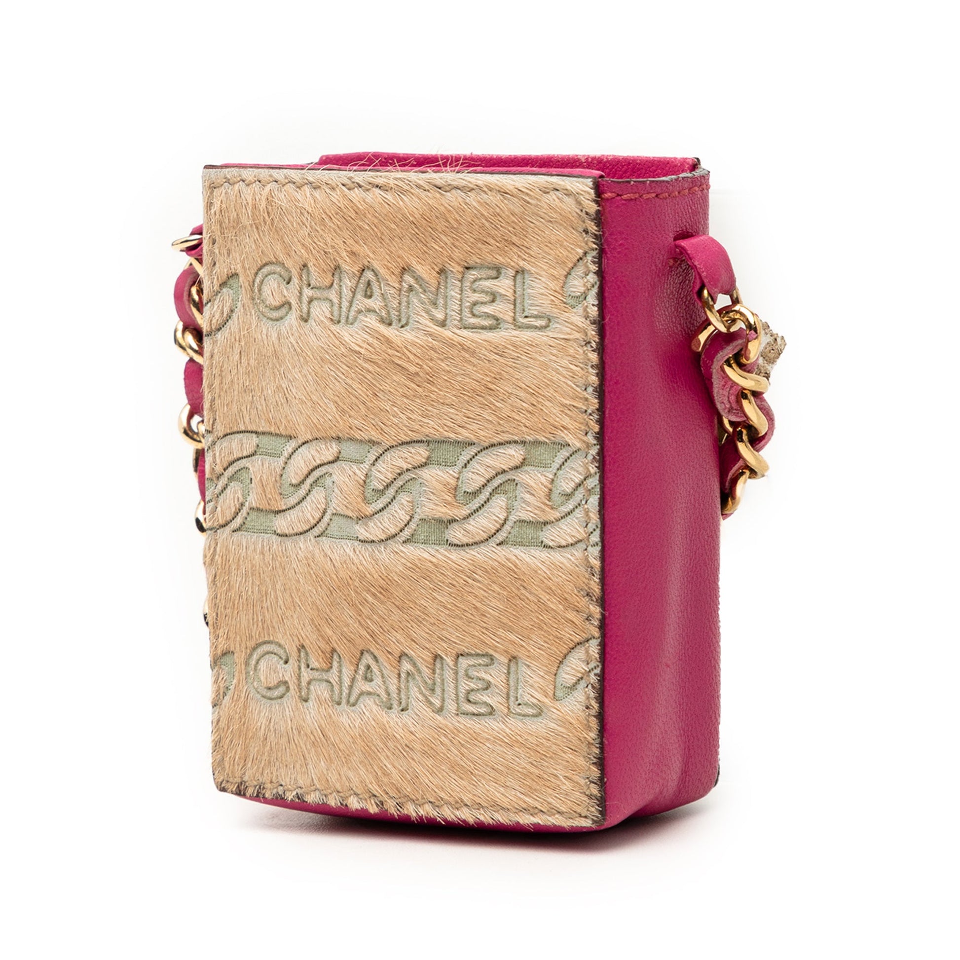 Chanel Lambskin and Pony Hair Cigarette Case