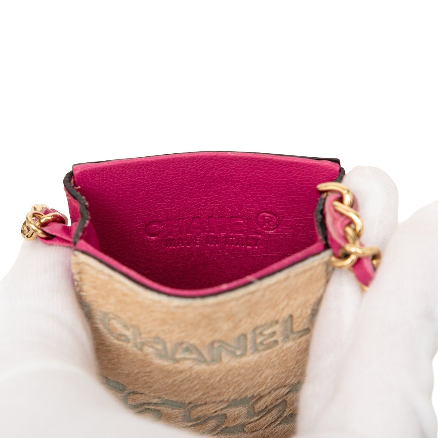 Chanel Lambskin and Pony Hair Cigarette Case