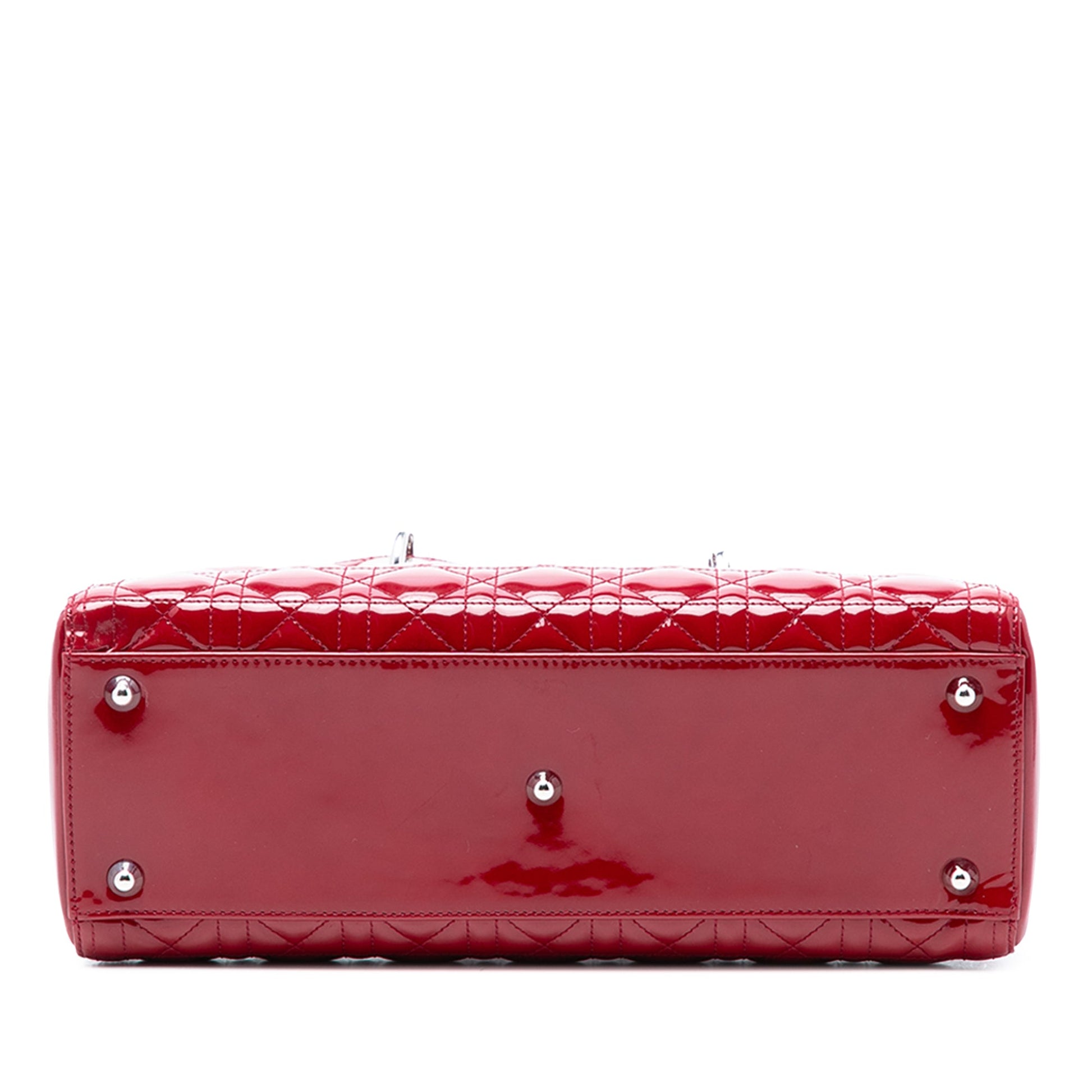 Dior Large Patent Cannage Lady Dior