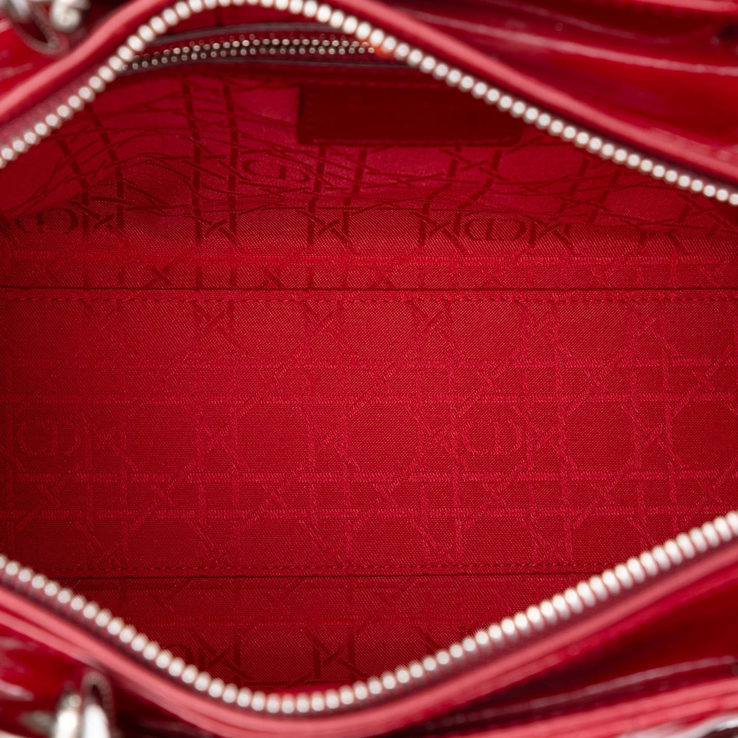 Dior Large Patent Cannage Lady Dior