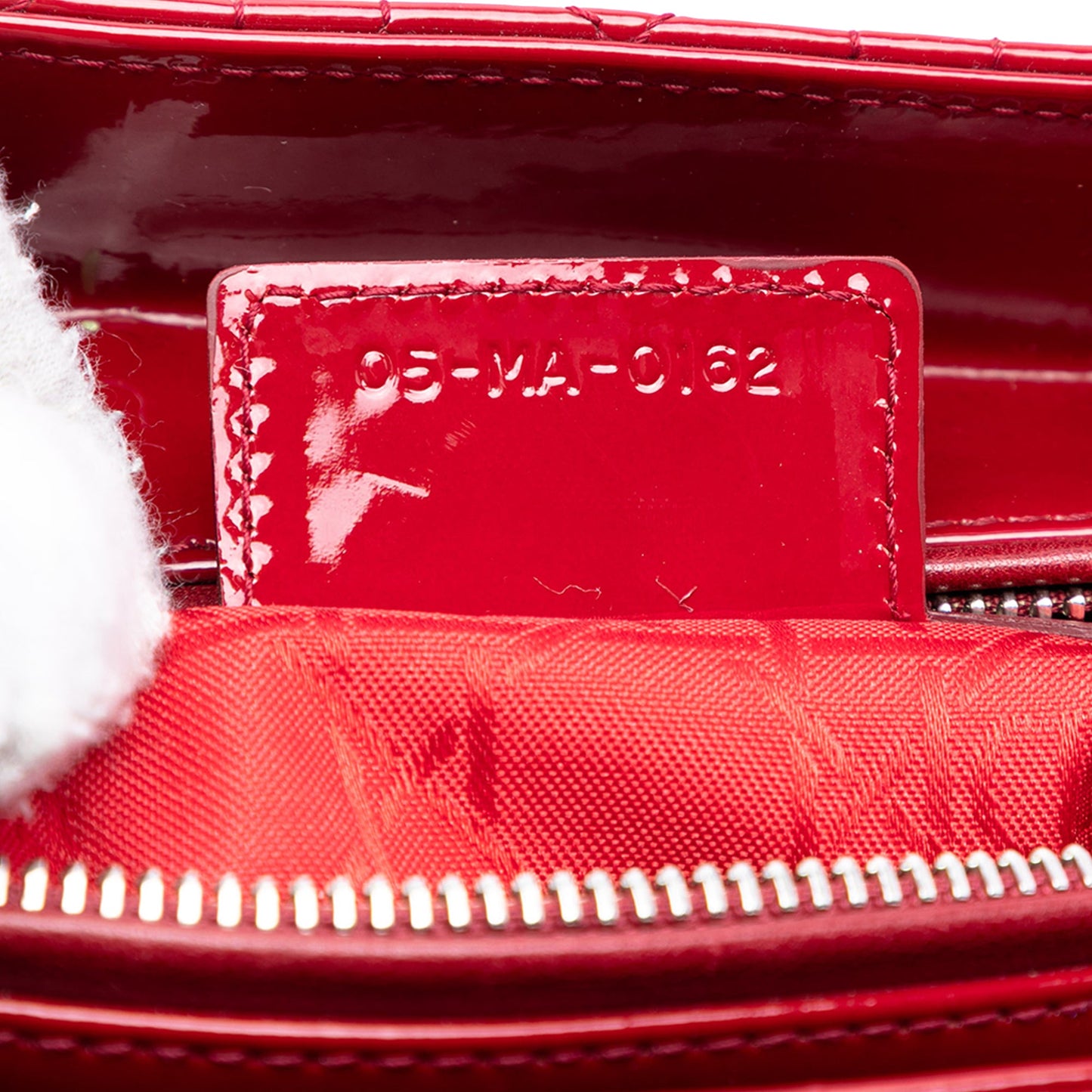Dior Large Patent Cannage Lady Dior