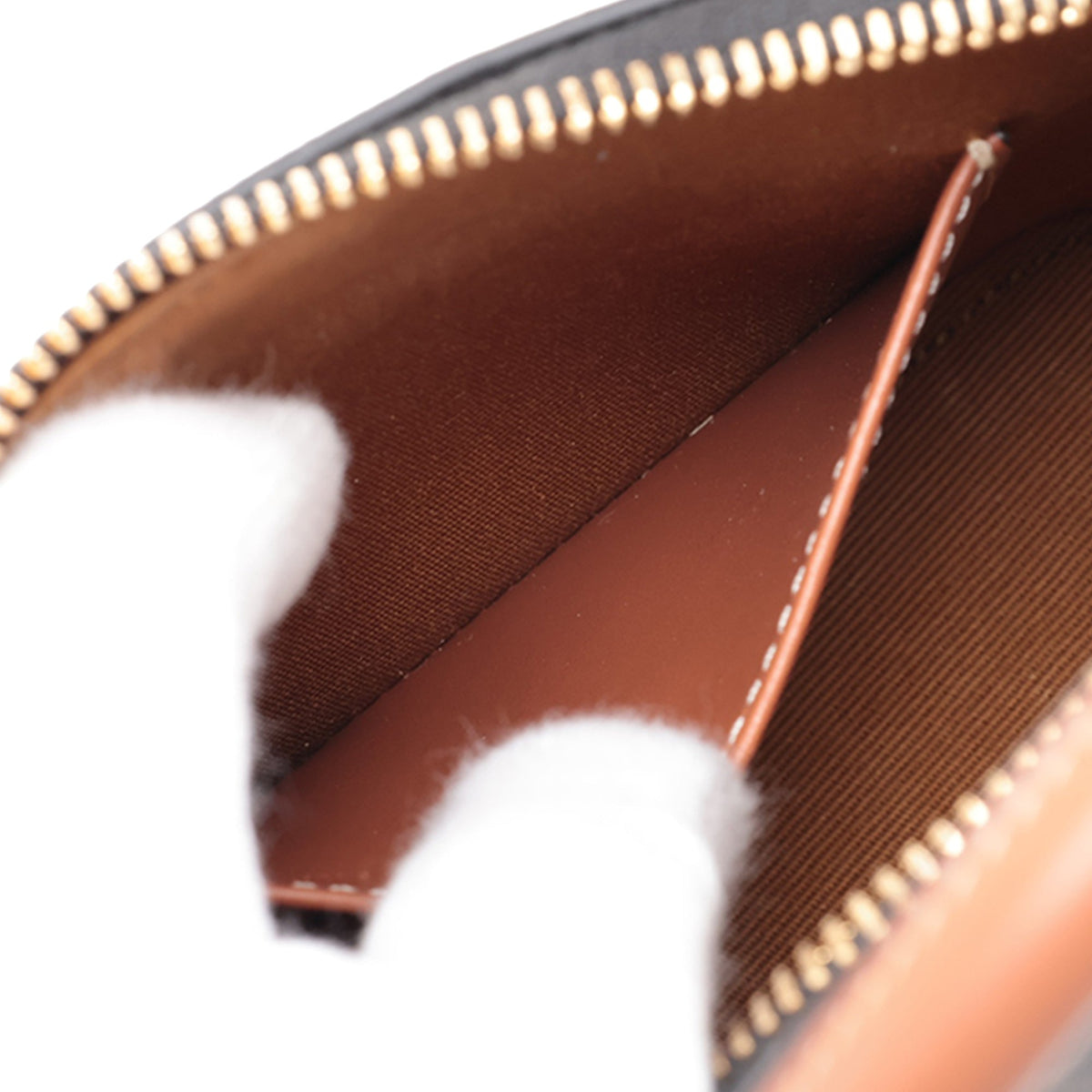 Celine Triomphe Coated Canvas Honorine Satchel — Brown