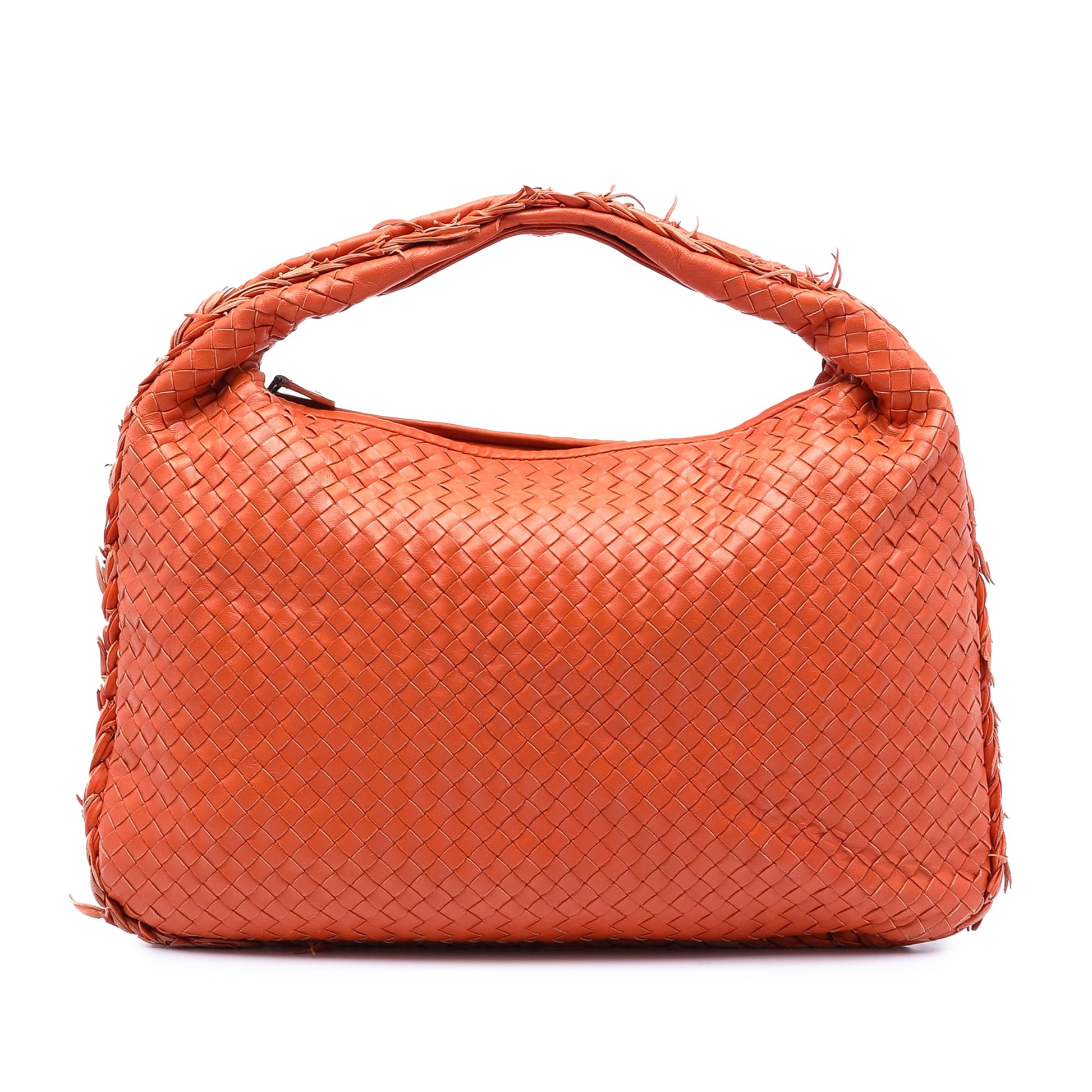 Bottega Veneta Medium Nappa Intrecciato Fuzzy Veneta Hobo