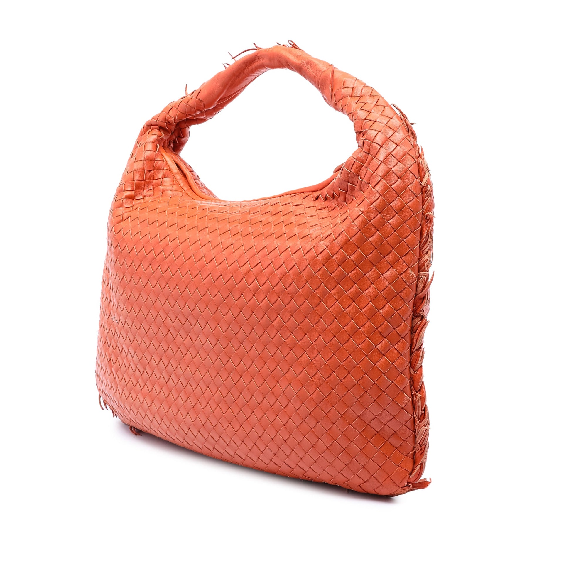 Bottega Veneta Medium Nappa Intrecciato Fuzzy Veneta Hobo
