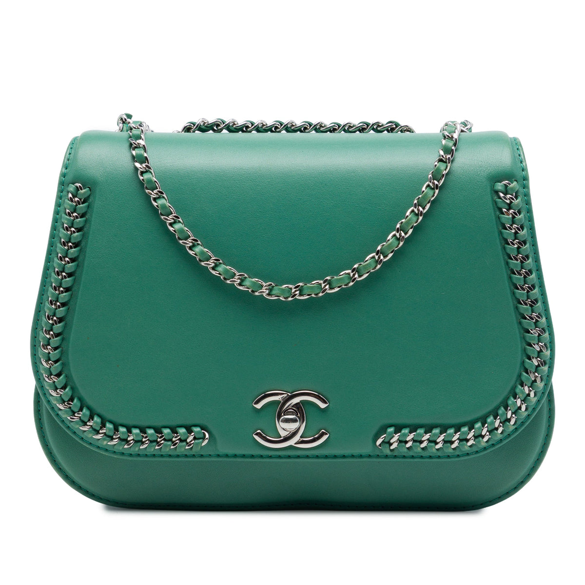 Chanel Medium Calfskin Braided Chic Flap