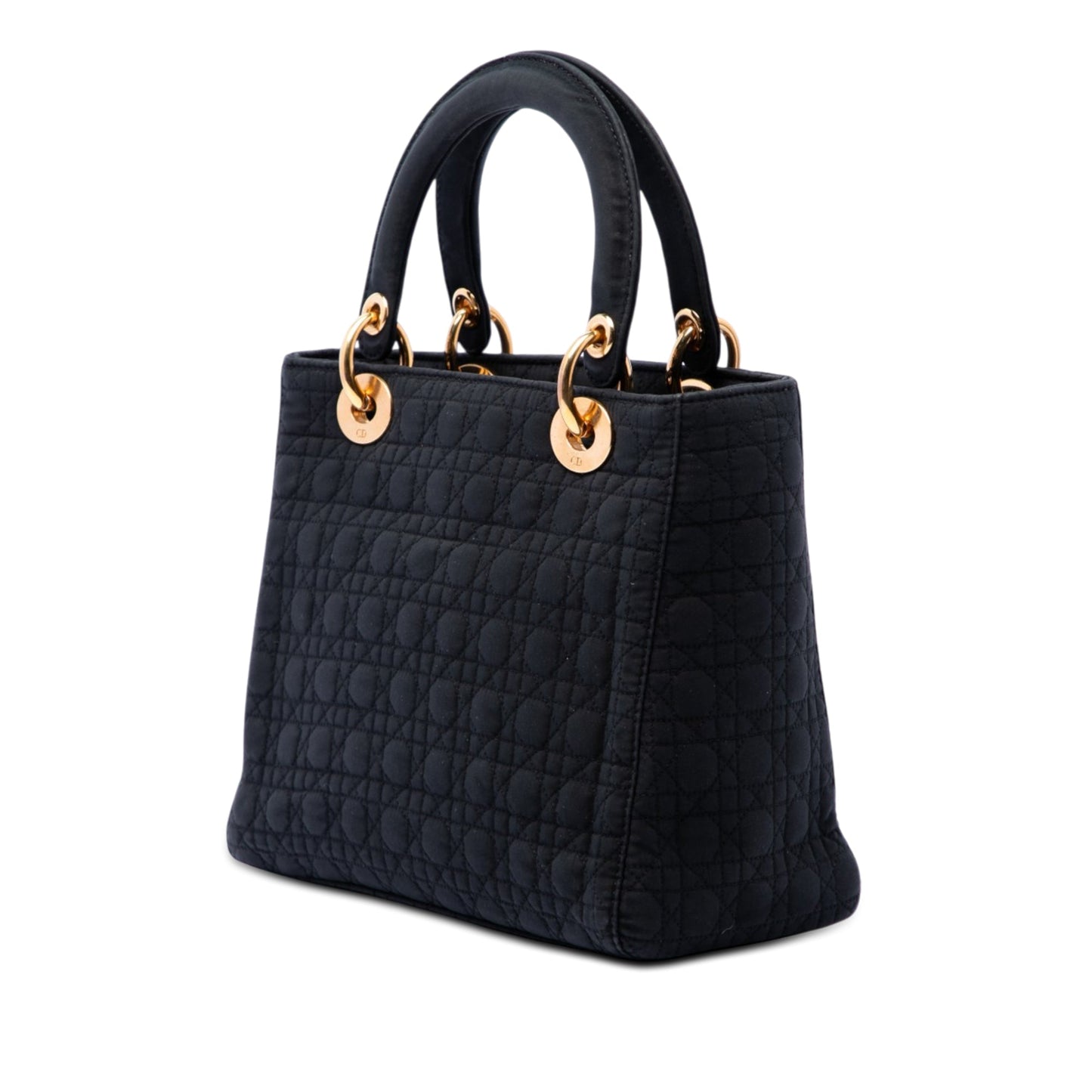 Dior Medium Nylon Microcannage Lady Dior