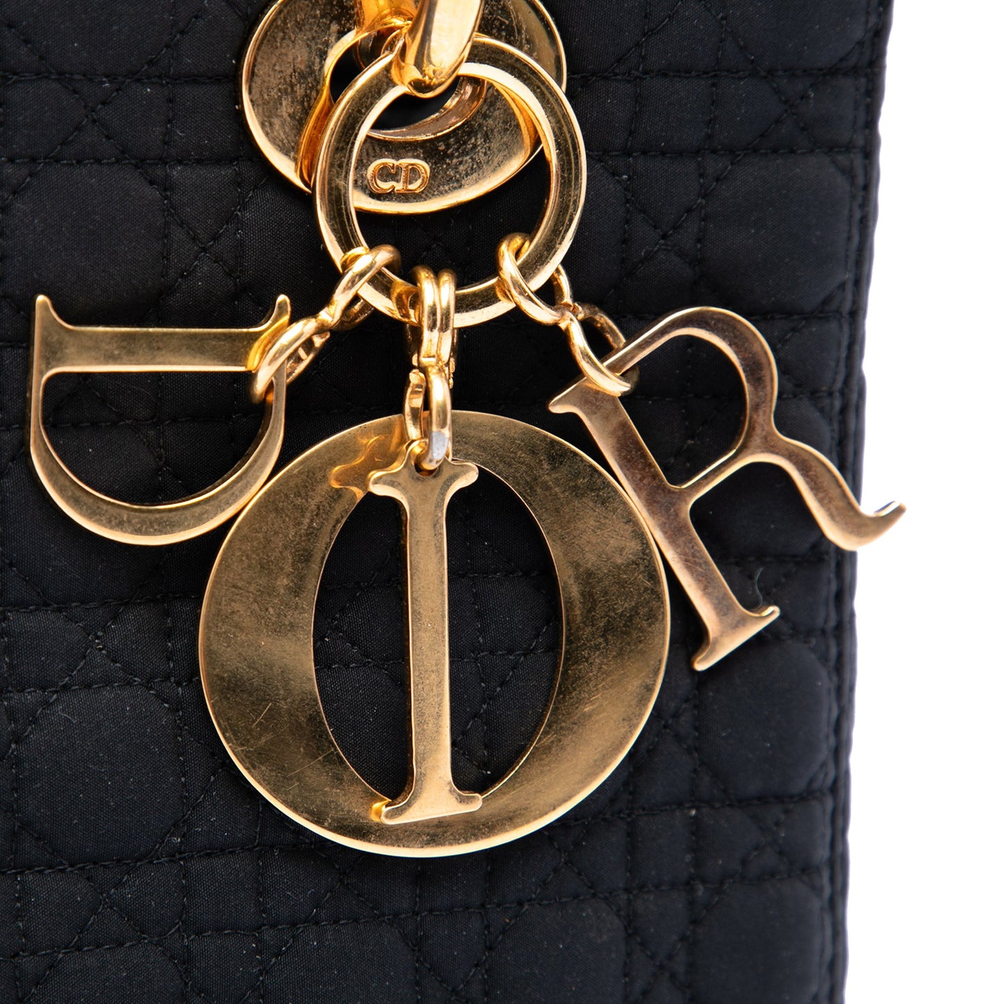 Dior Medium Nylon Microcannage Lady Dior