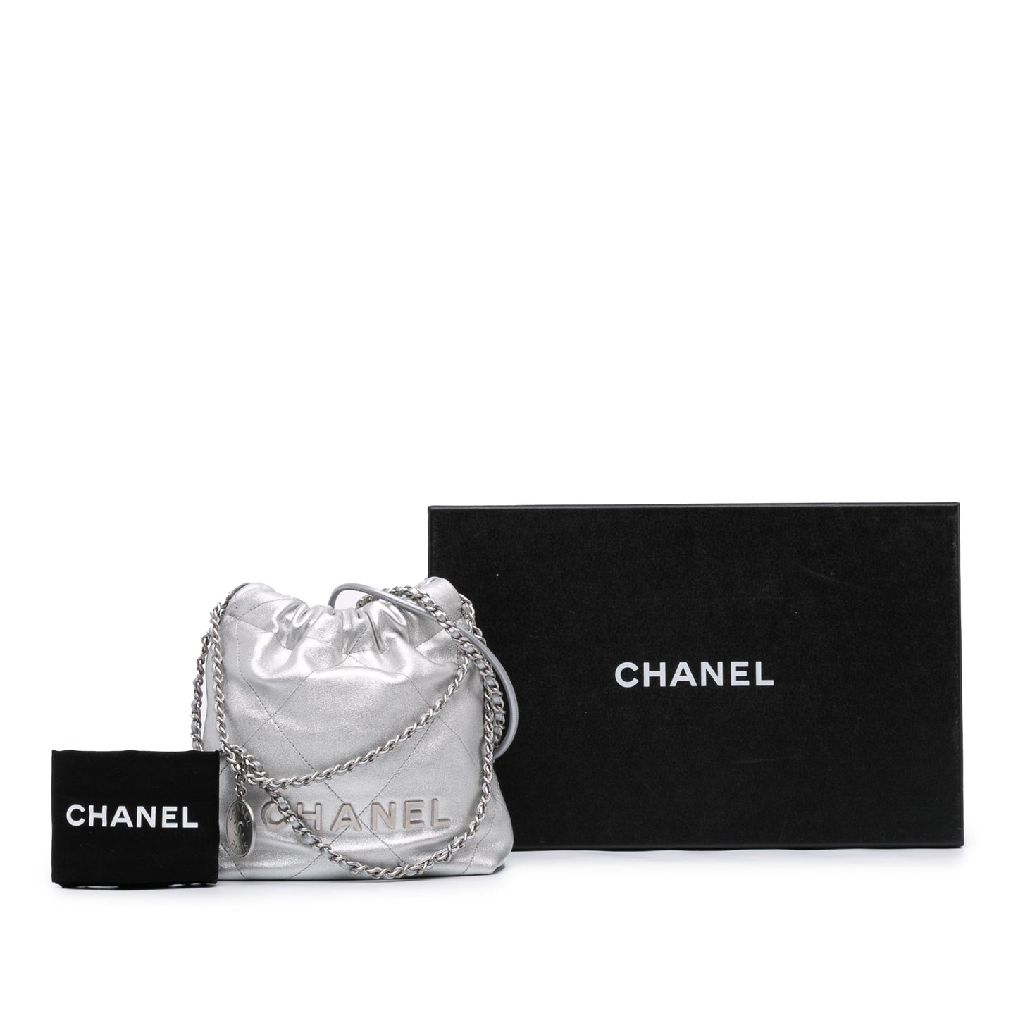 Chanel Mini Metallic Calfskin 22 Satchel