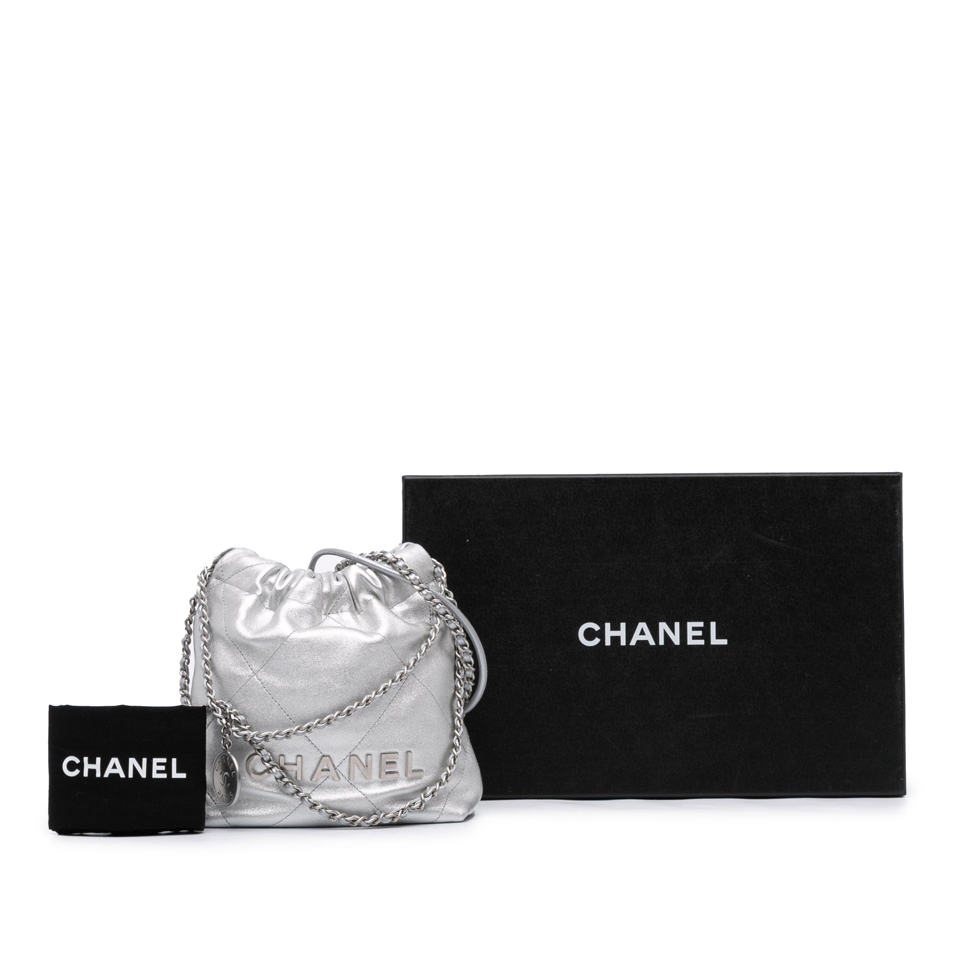 Chanel Mini Metallic Calfskin 22 Satchel