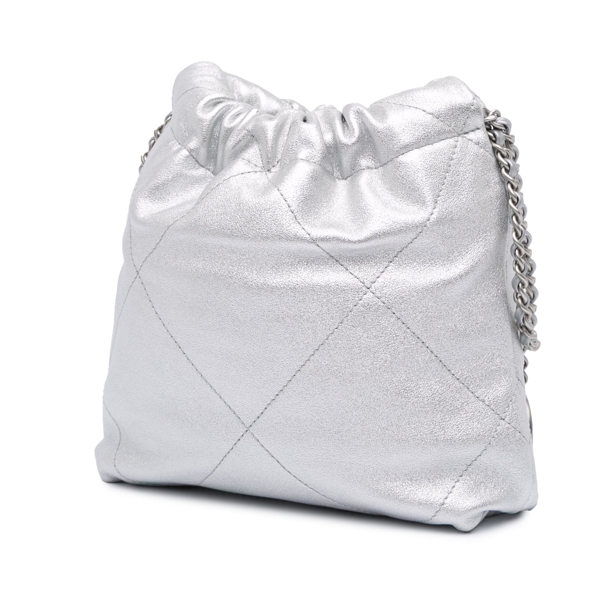 Chanel Mini Metallic Calfskin 22 Satchel