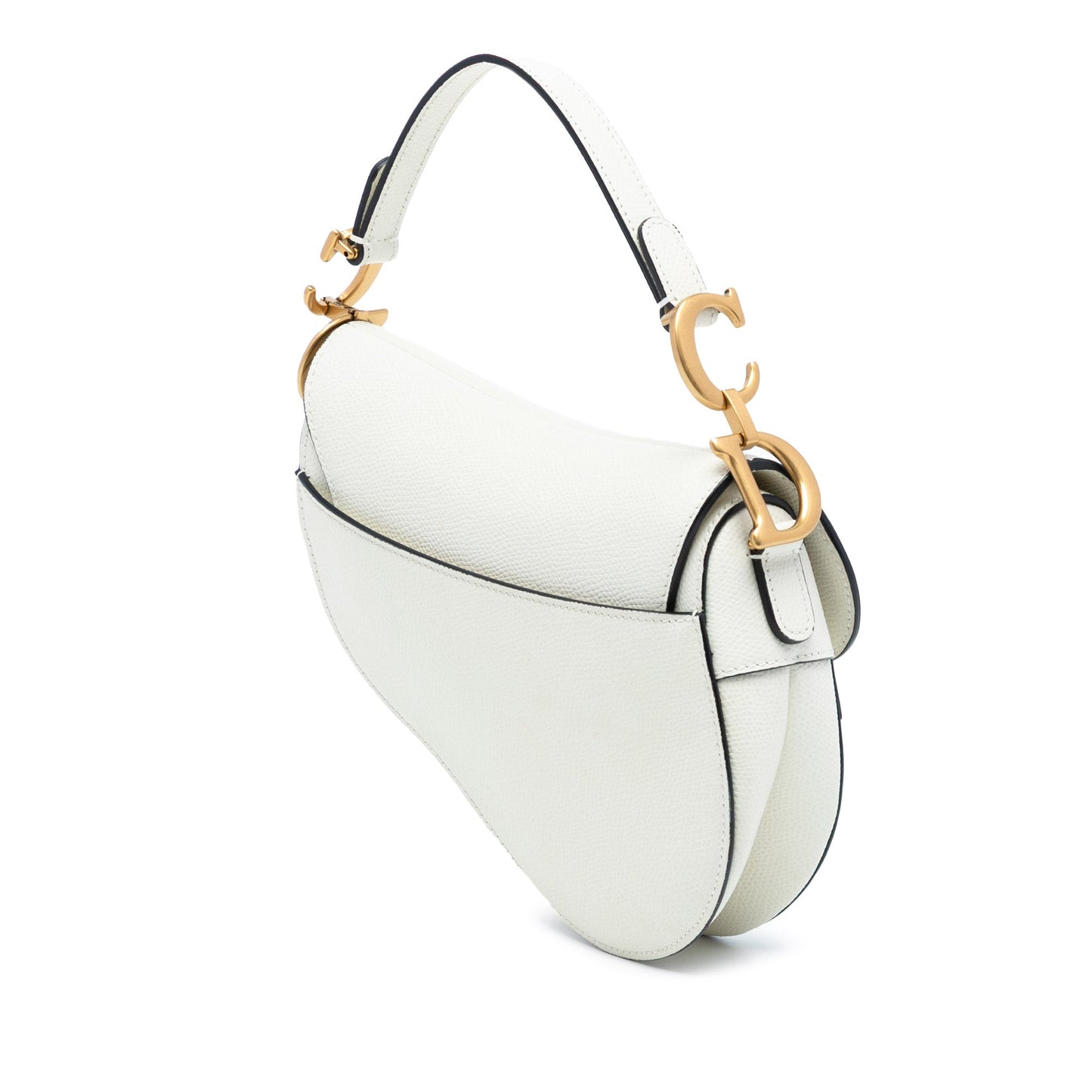 Dior Mini Grained Calfskin Saddle Bag