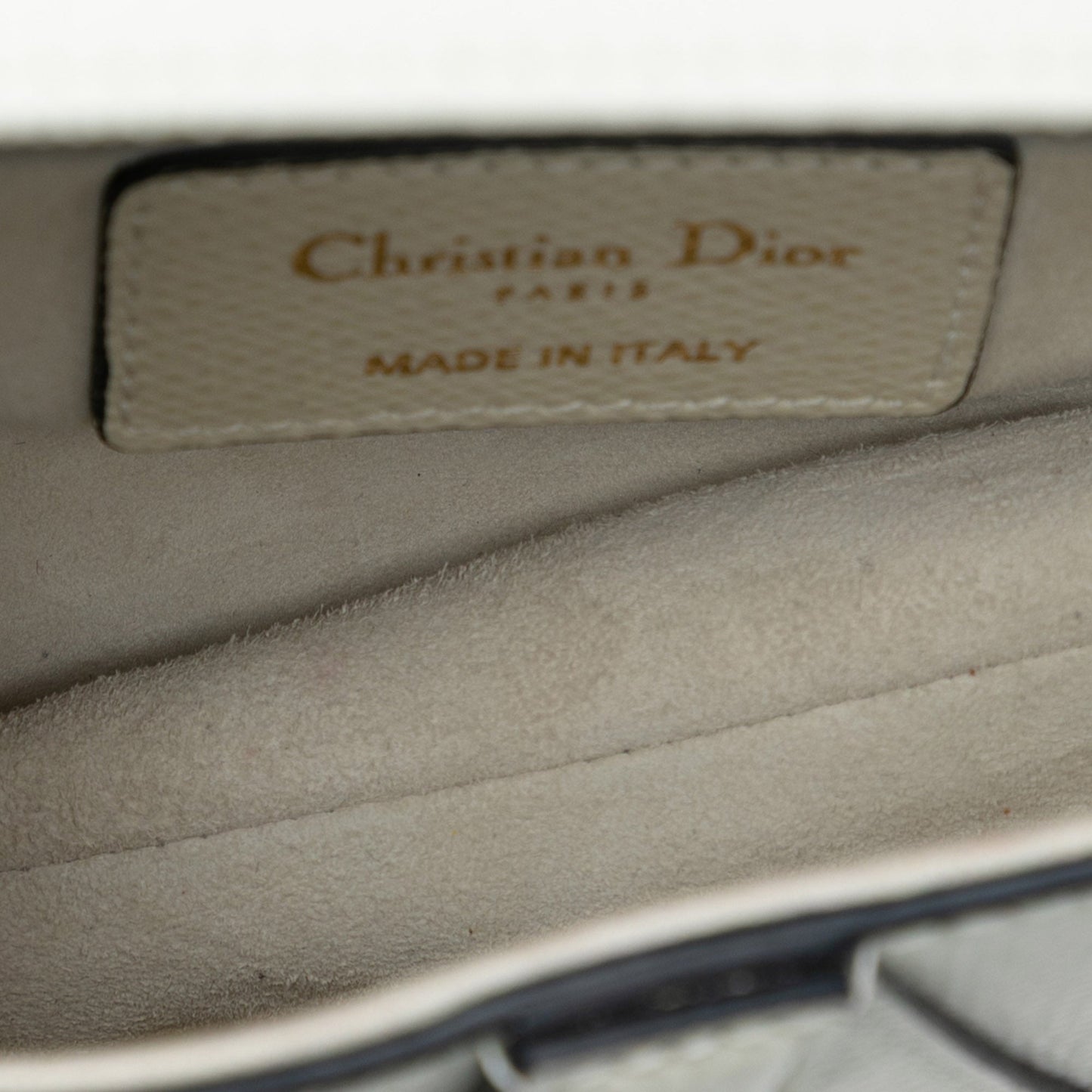 Dior Mini Grained Calfskin Saddle Bag