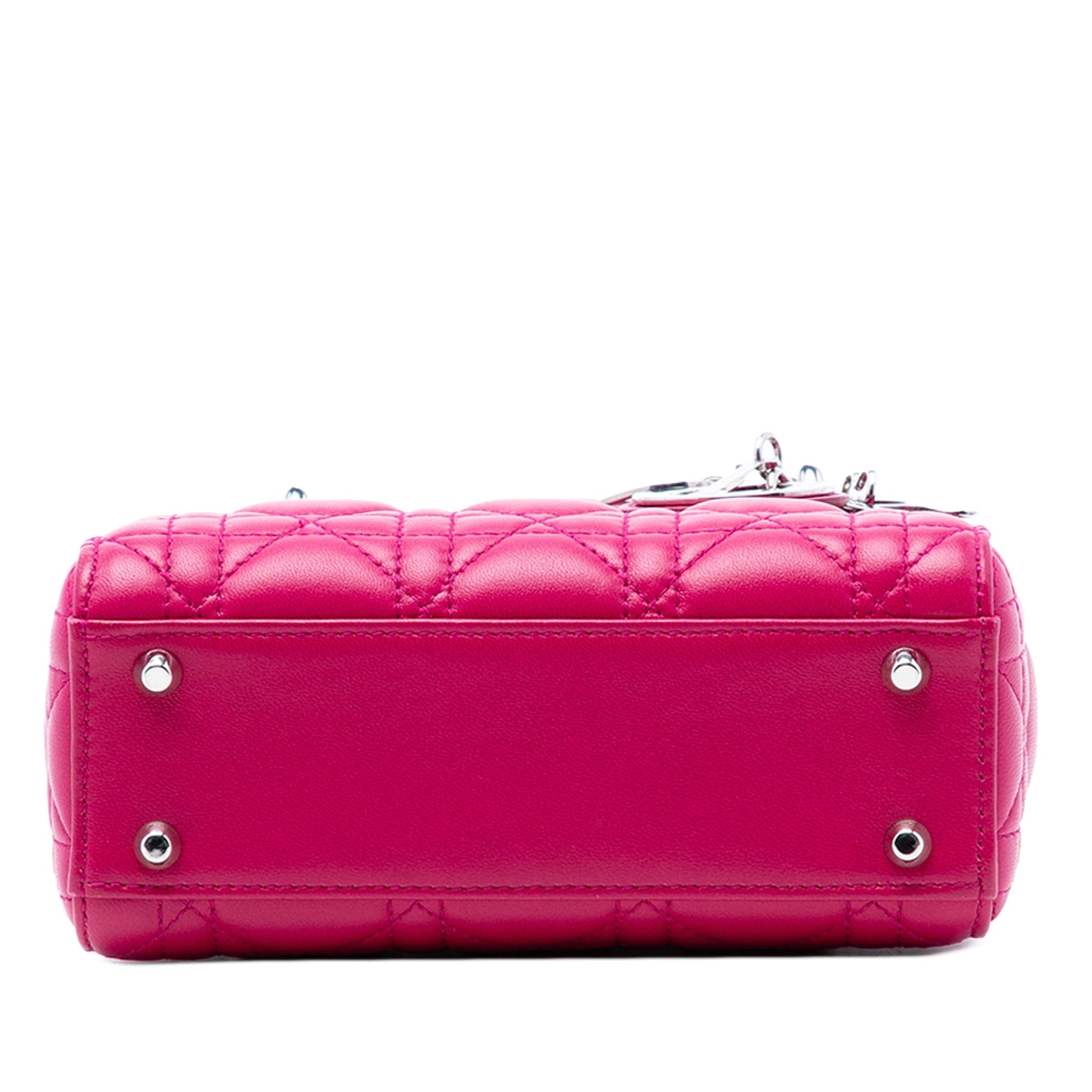 Mini Lambskin Cannage Lady Dior