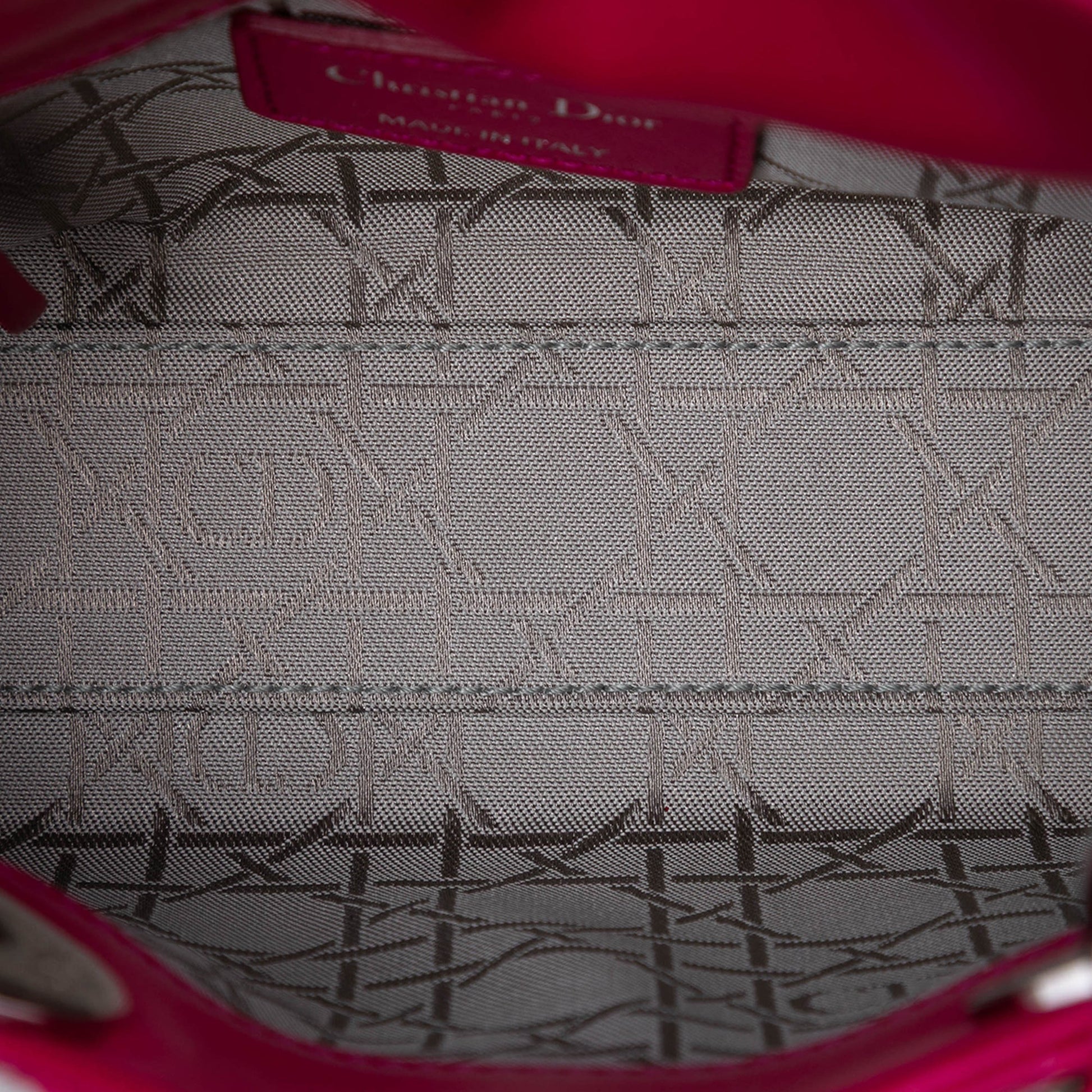 Mini Lambskin Cannage Lady Dior