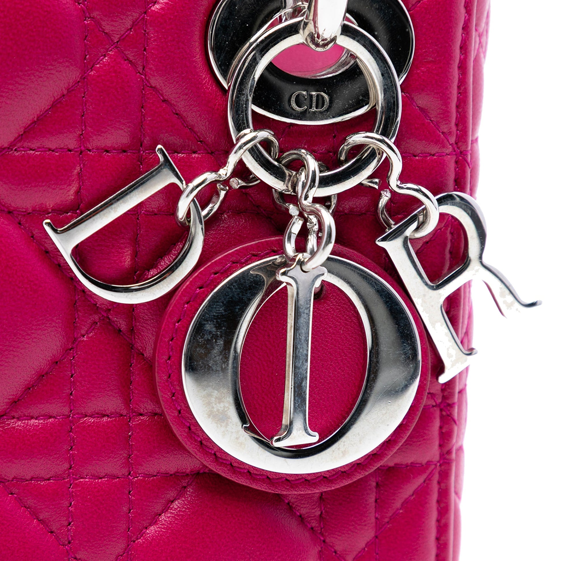 Mini Lambskin Cannage Lady Dior