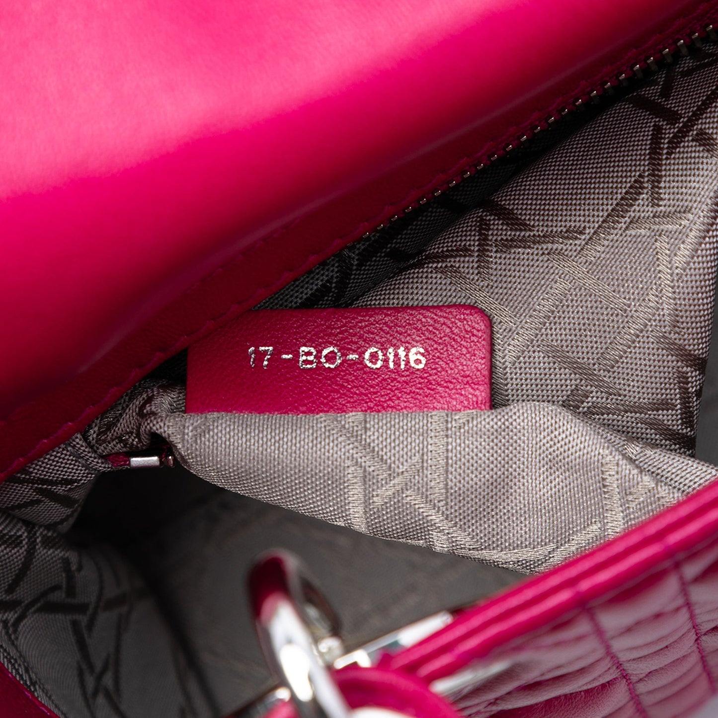 Mini Lambskin Cannage Lady Dior