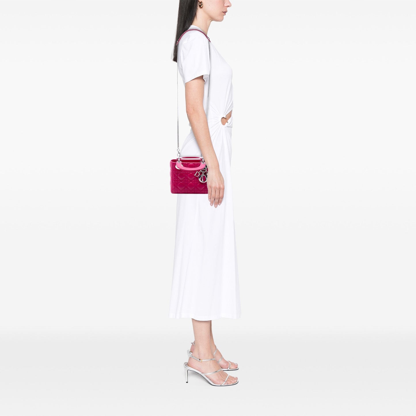 Mini Lambskin Cannage Lady Dior