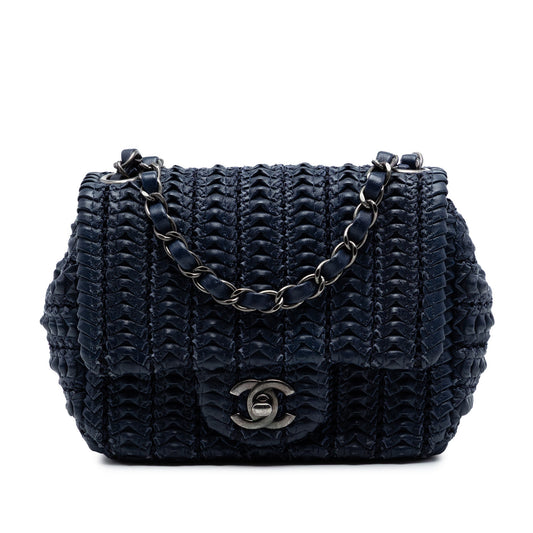 Chanel Paris Seoul Mini Crochet Lambskin Single Flap