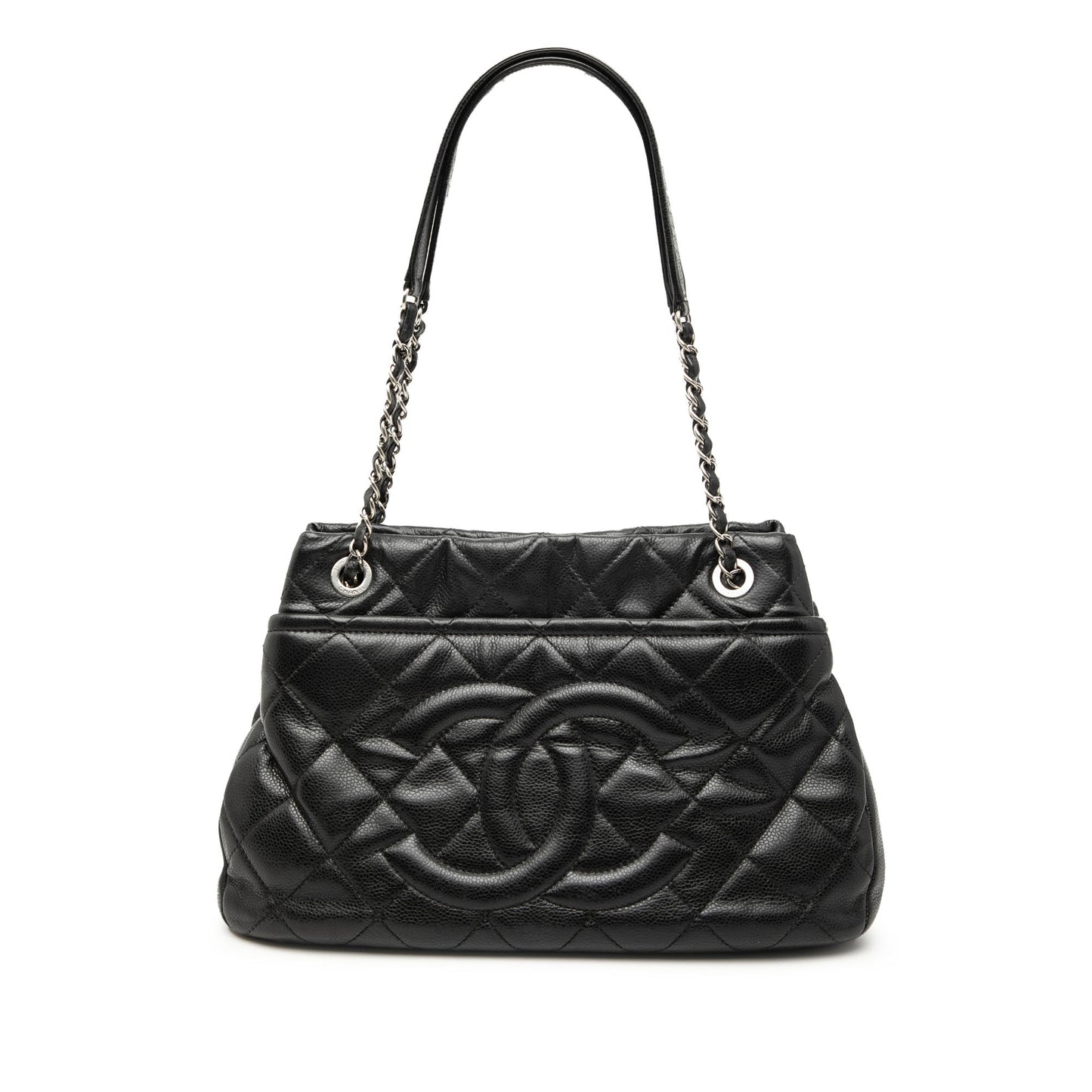 Chanel Quilted Caviar Soft Shopper Tote