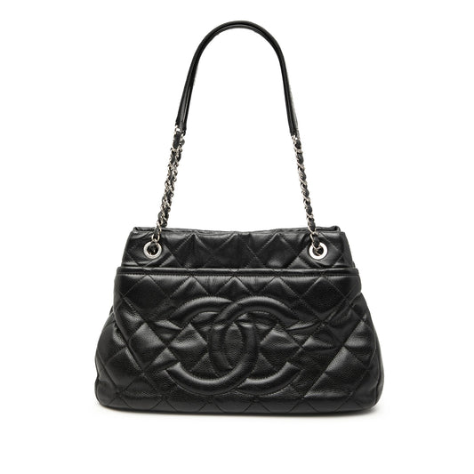 Chanel Quilted Caviar Soft Shopper Tote