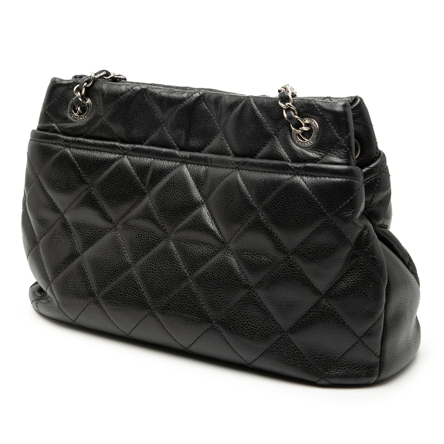 Chanel Quilted Caviar Soft Shopper Tote