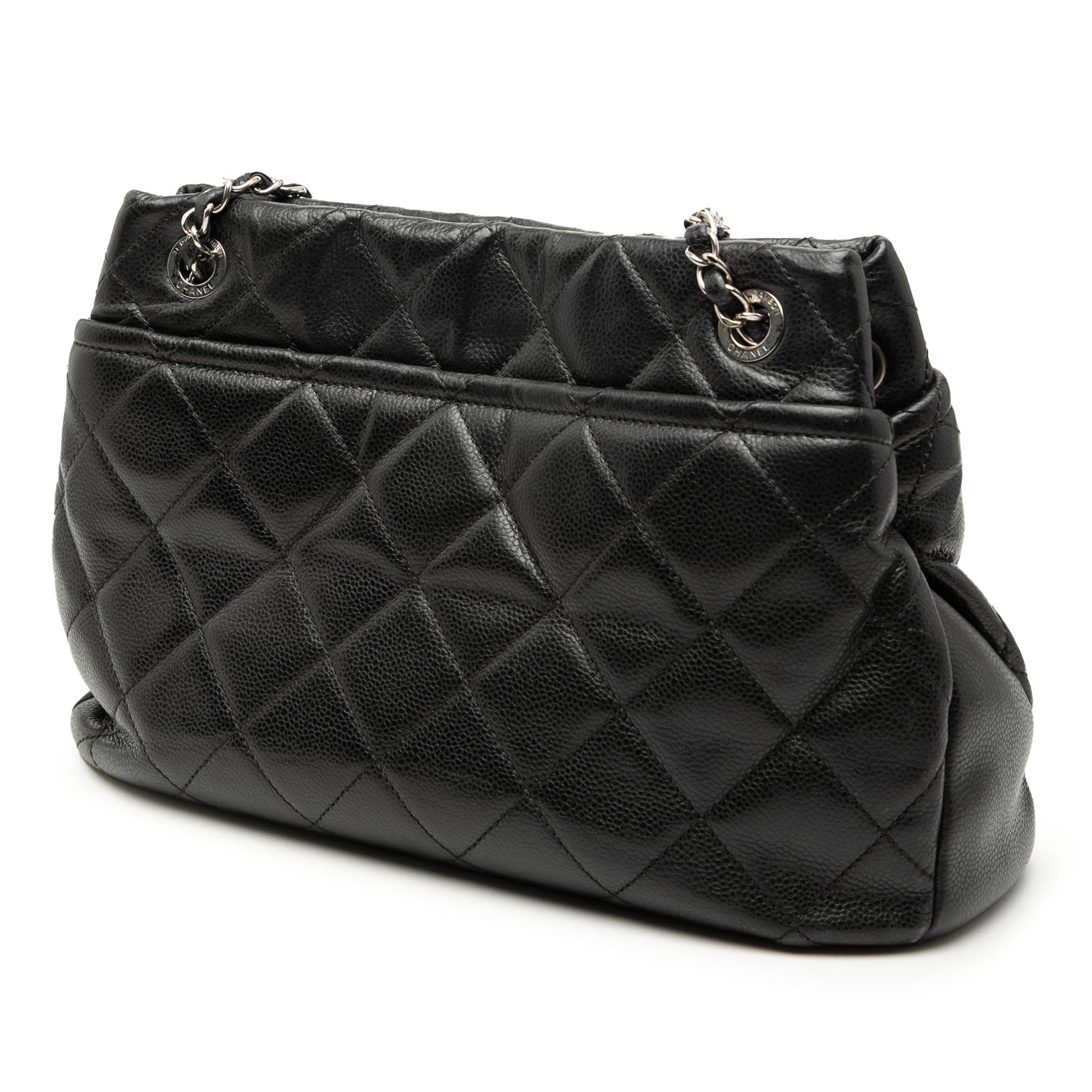 Chanel Quilted Caviar Soft Shopper Tote