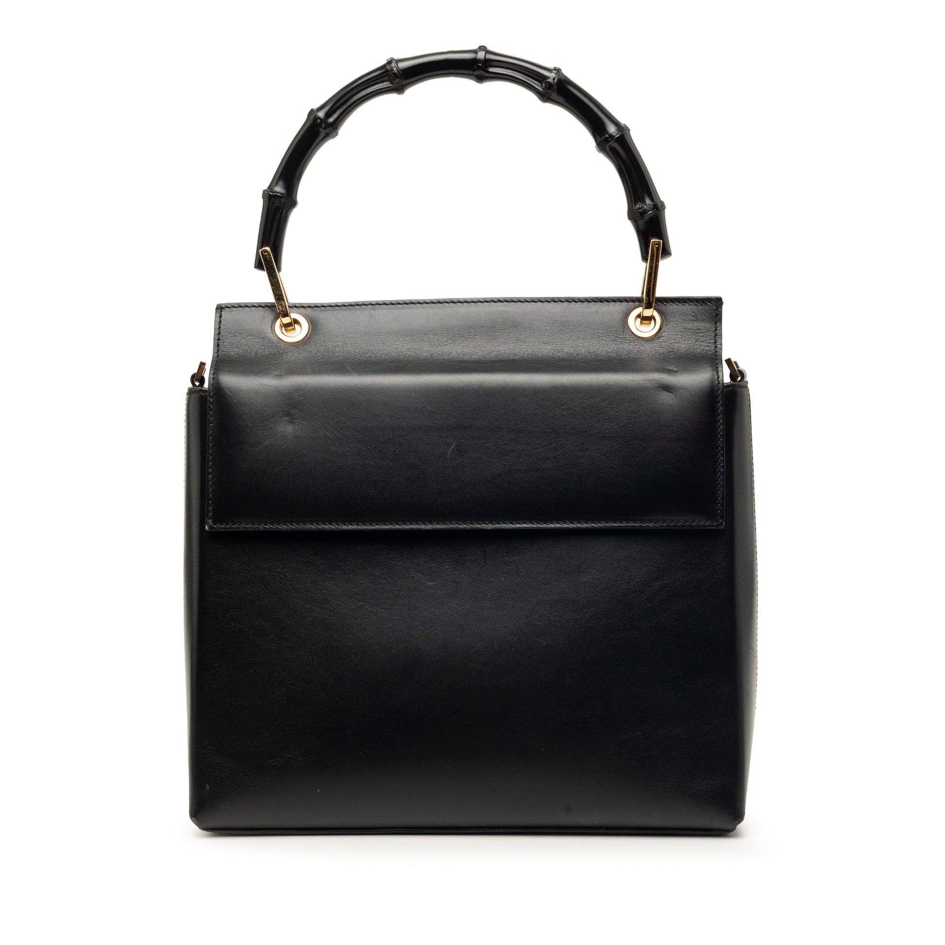 Gucci Calfskin Bamboo Satchel