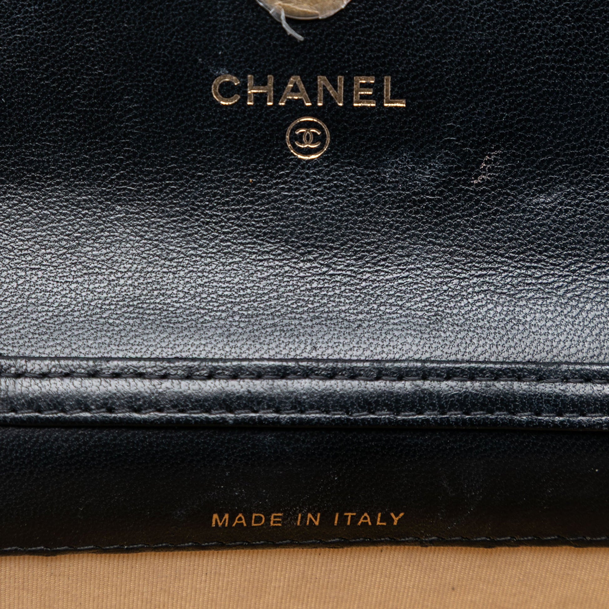 Chanel Mini Lambskin Pearl Crush Clutch with Chain