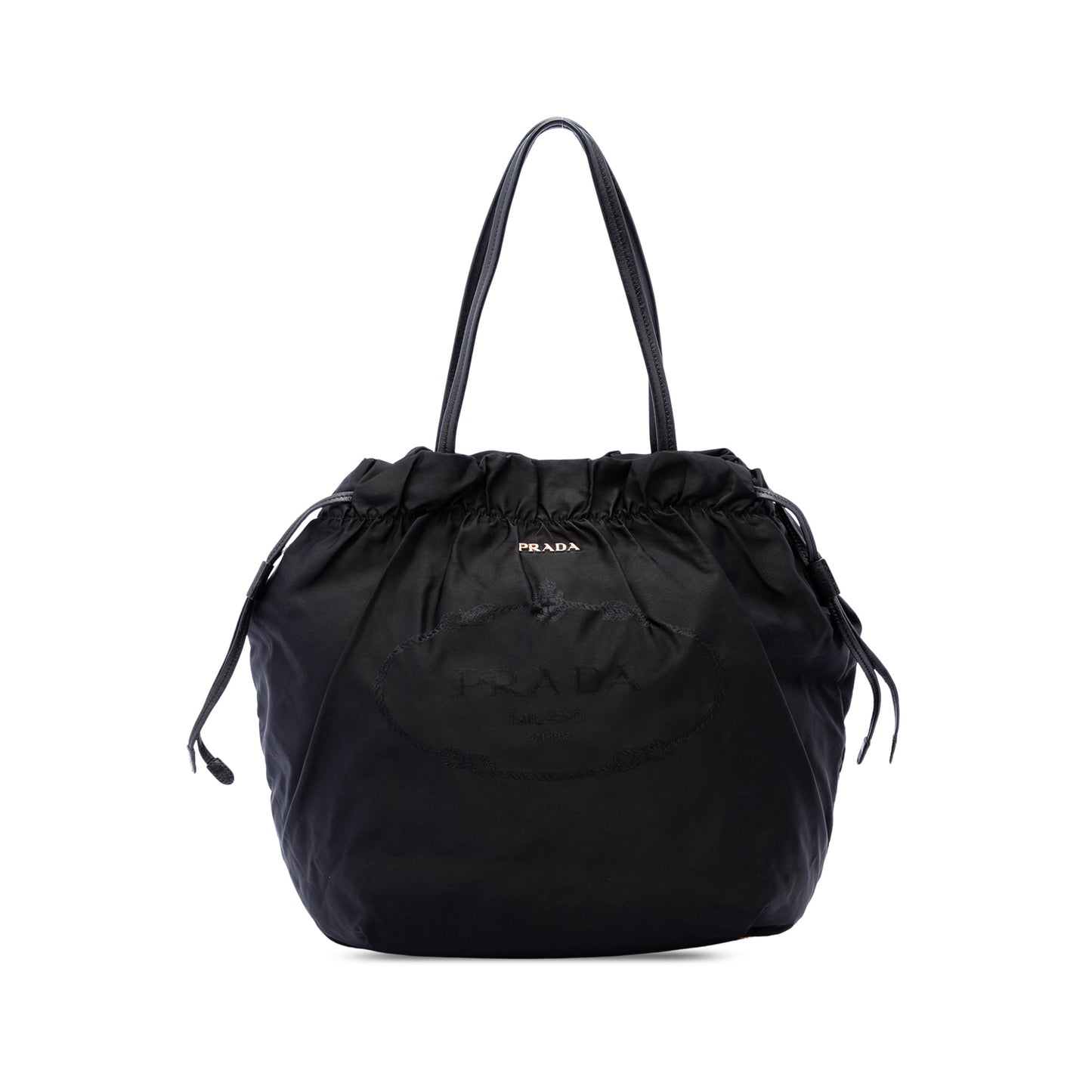 Prada Tessuto Canapa Logo Tote