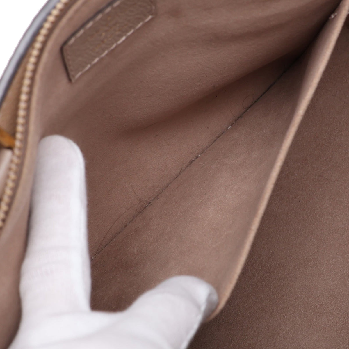 Louis Vuitton Monogram Empreinte Petit Palais — Beige