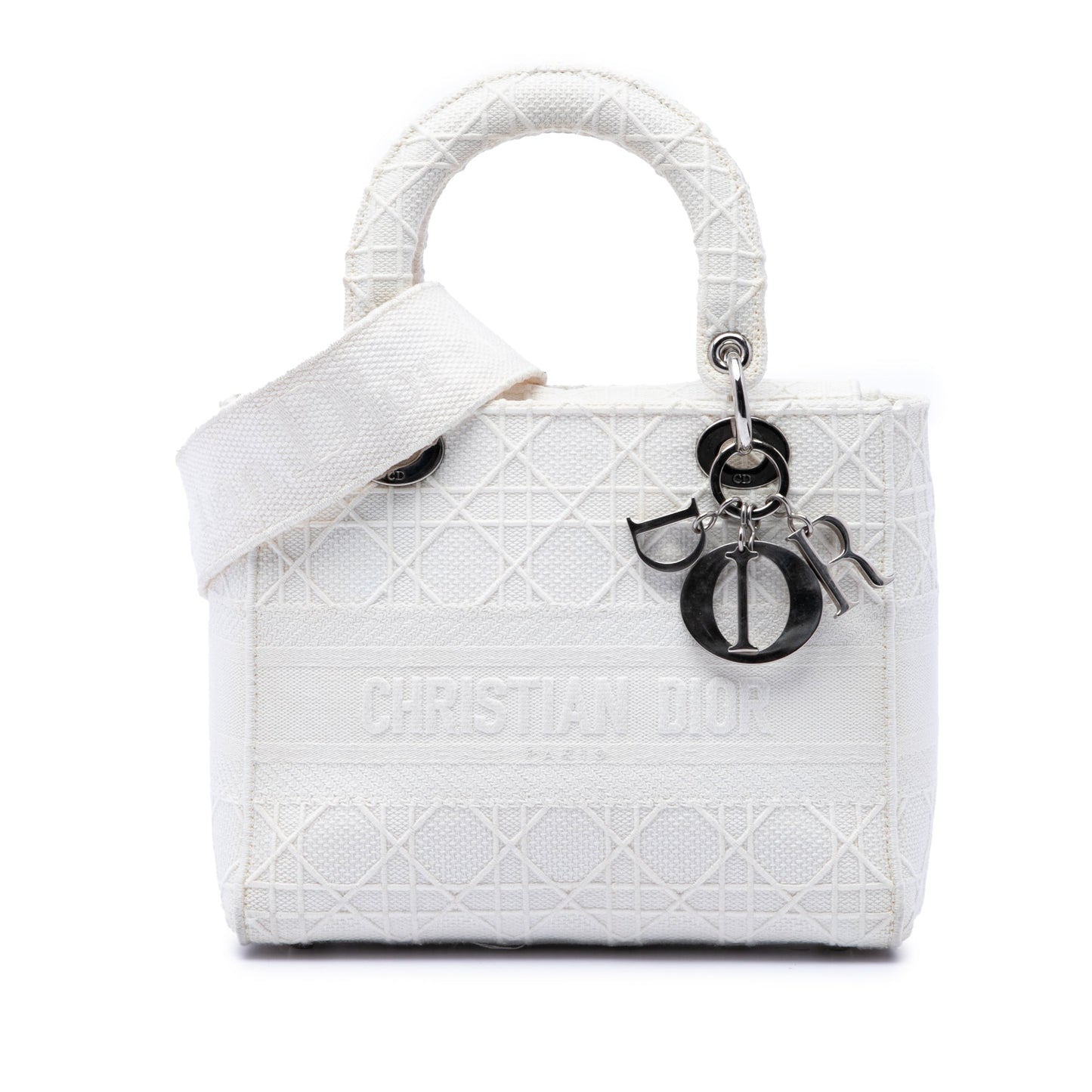 Dior Medium Canvas Cannage Lady D Lite