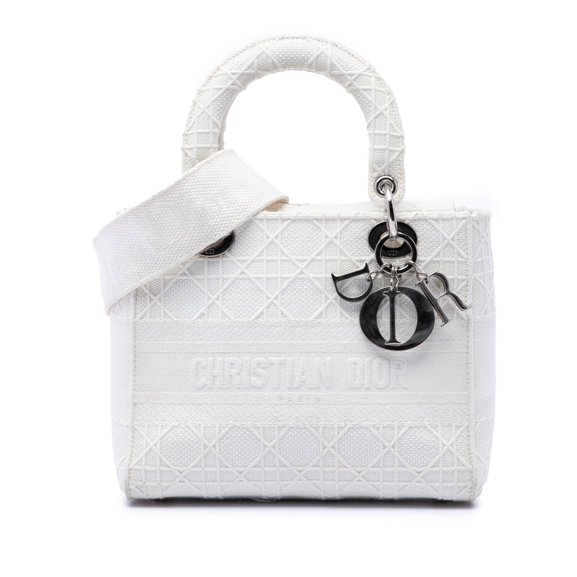 Dior Medium Canvas Cannage Lady D Lite