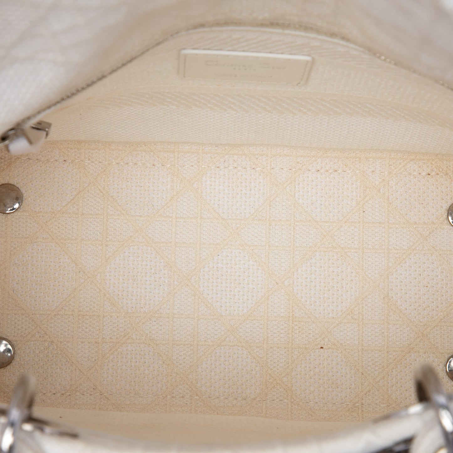 Dior Medium Canvas Cannage Lady D Lite