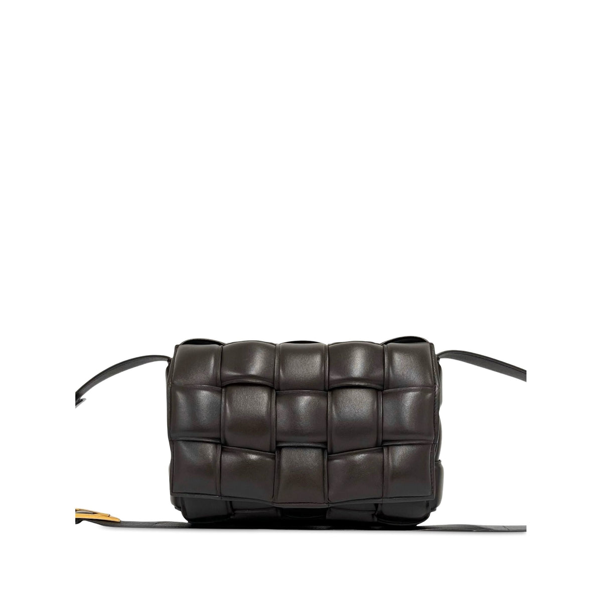 Bottega Veneta Nappa Intrecciato Padded Cassette Crossbody — Black