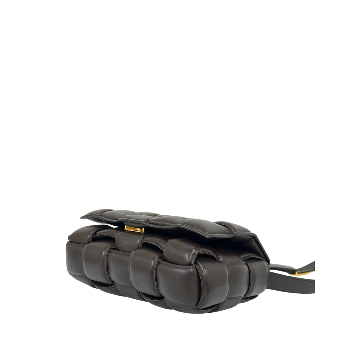 Bottega Veneta Nappa Intrecciato Padded Cassette Crossbody — Black