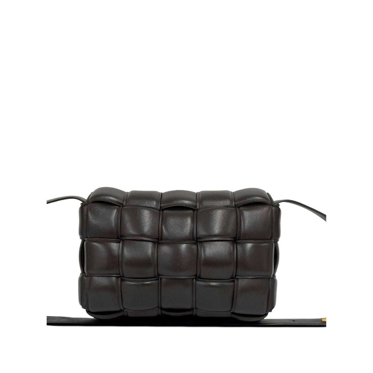 Bottega Veneta Nappa Intrecciato Padded Cassette Crossbody — Black
