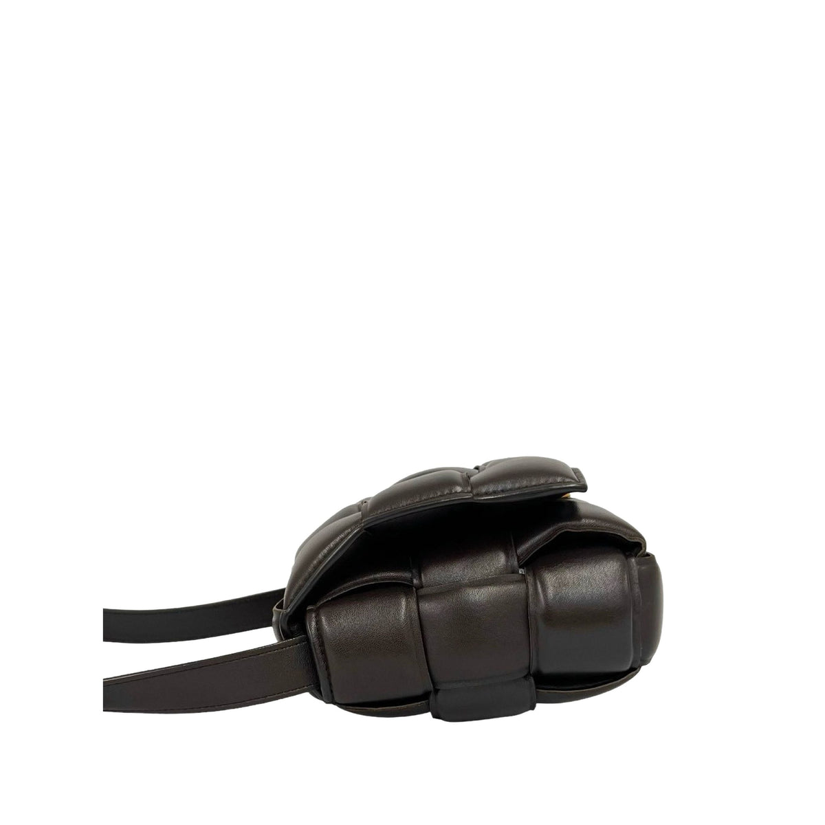 Bottega Veneta Nappa Intrecciato Padded Cassette Crossbody — Black