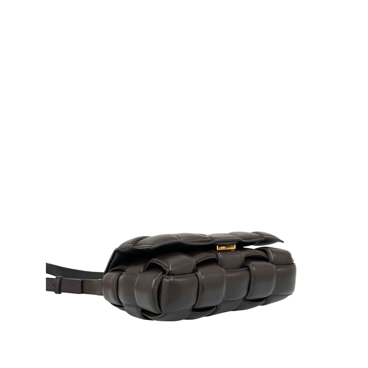 Bottega Veneta Nappa Intrecciato Padded Cassette Crossbody — Black
