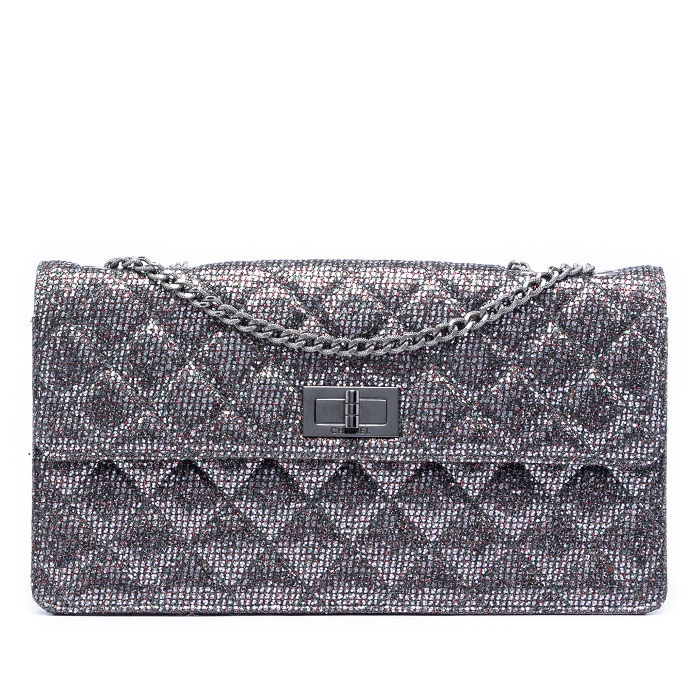 Quilted Glitter Canvas Reissue 2.55 Flap
