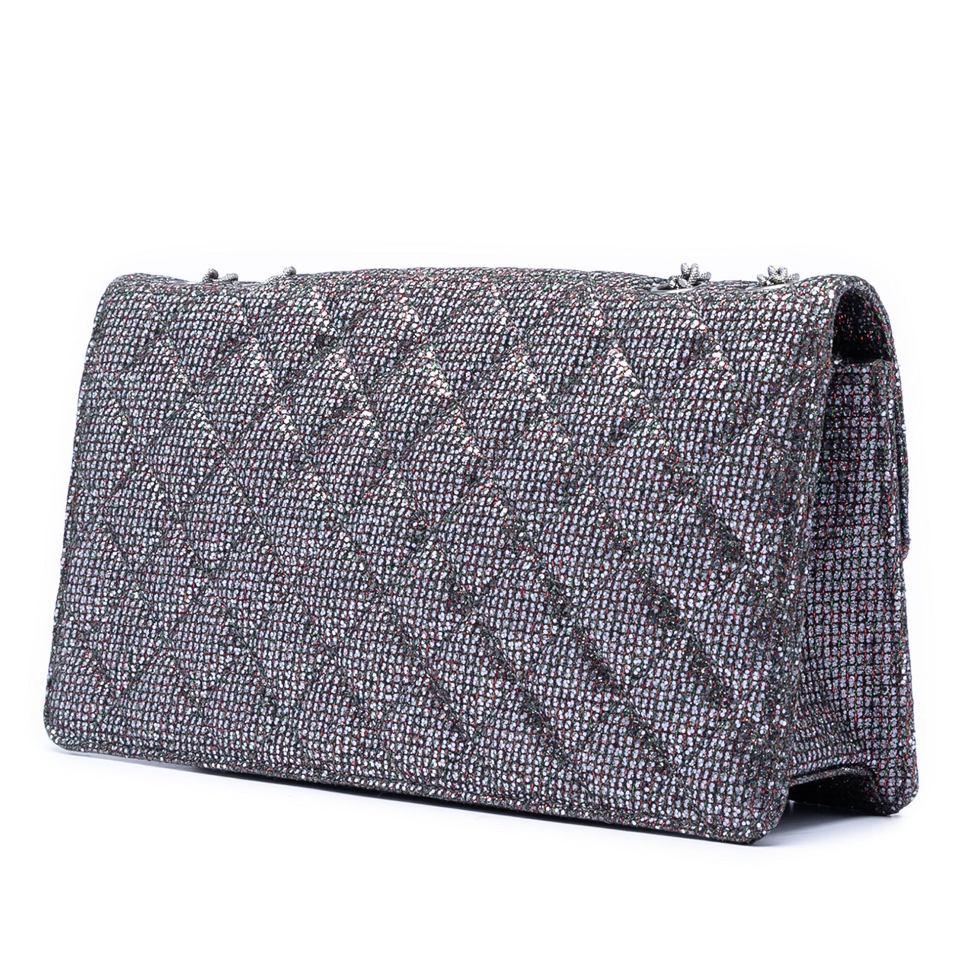 Quilted Glitter Canvas Reissue 2.55 Flap