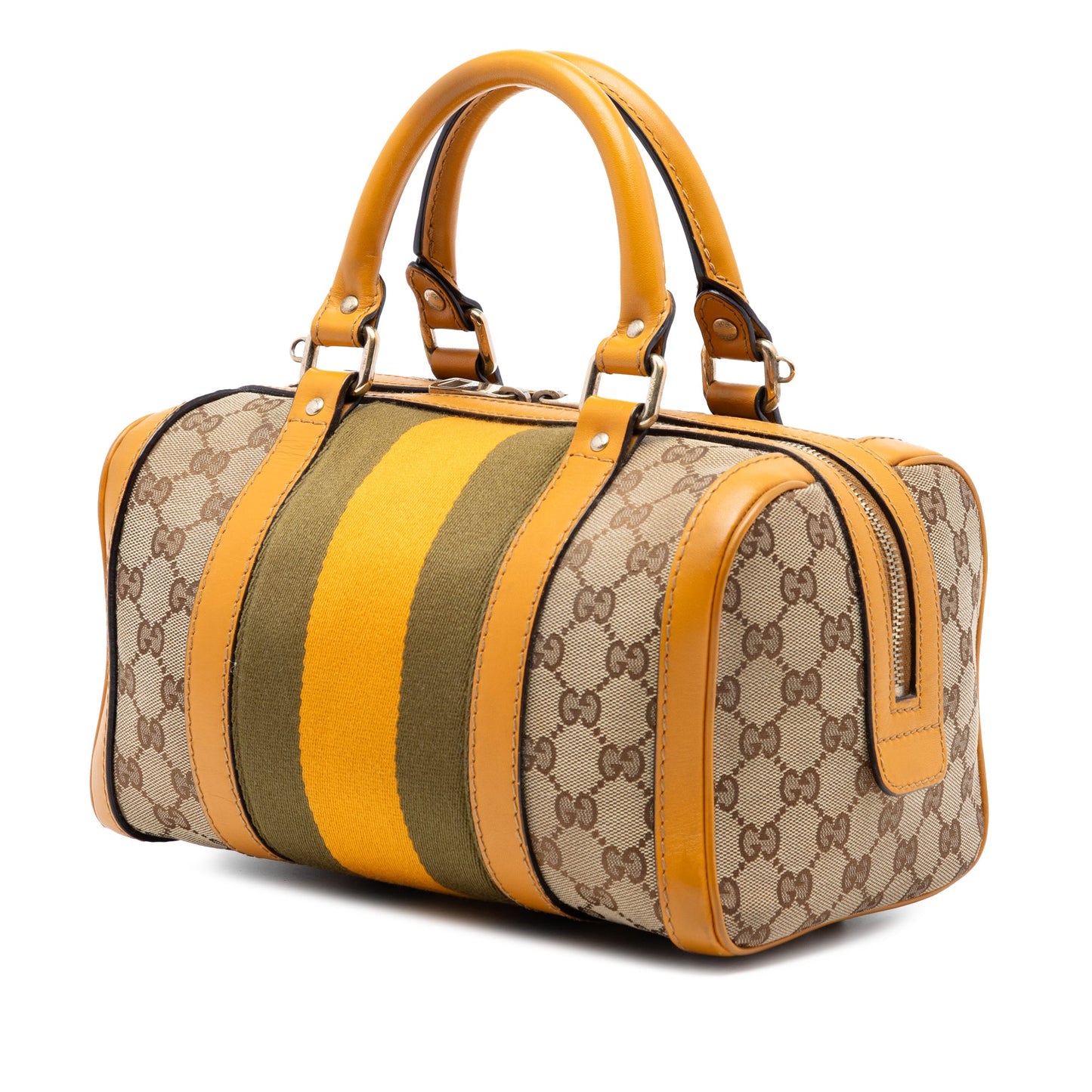 Small GG Canvas Web Joy Boston Bag
