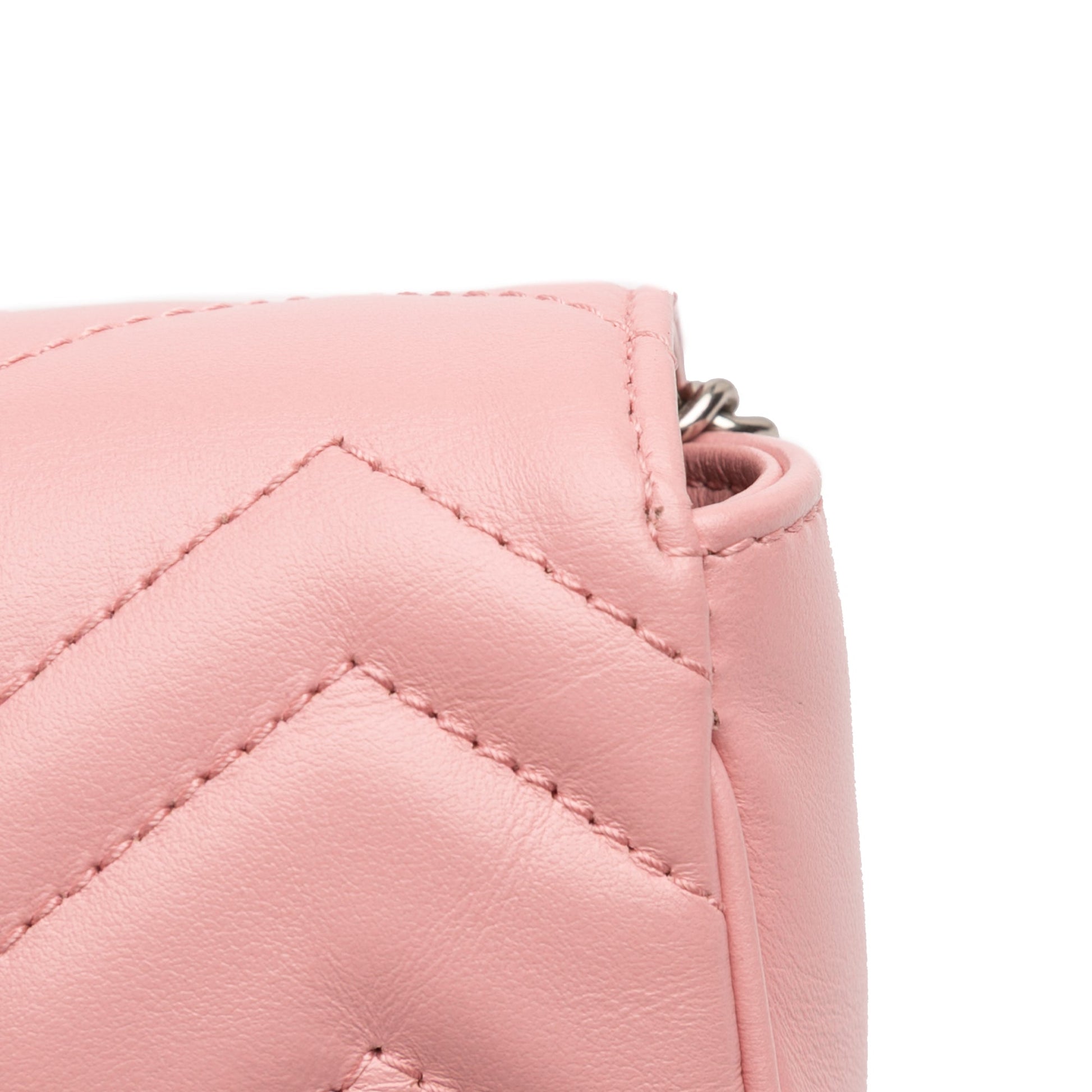 Gucci Mini GG Marmont Matelasse Leather Flap Crossbody