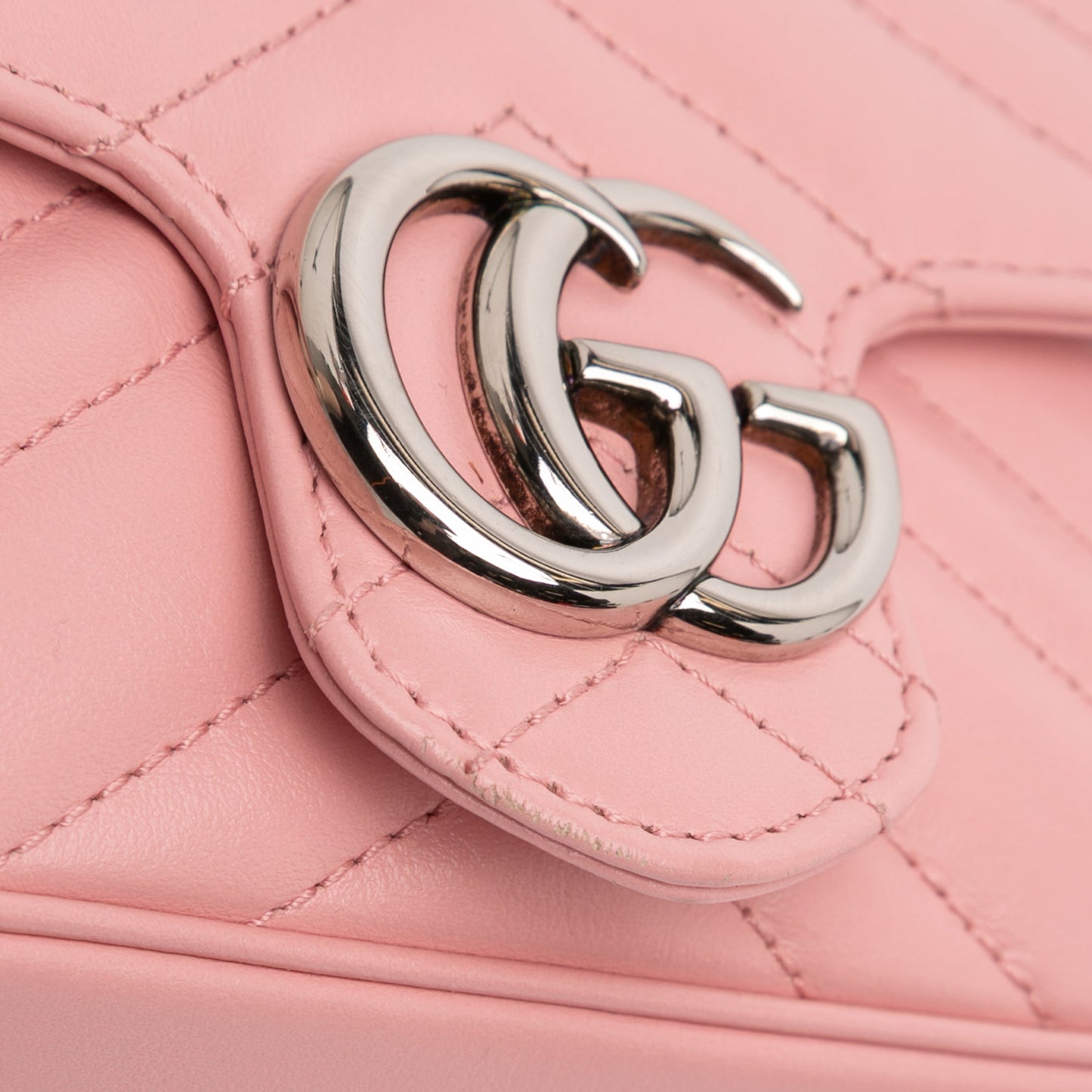 Gucci Mini GG Marmont Matelasse Leather Flap Crossbody