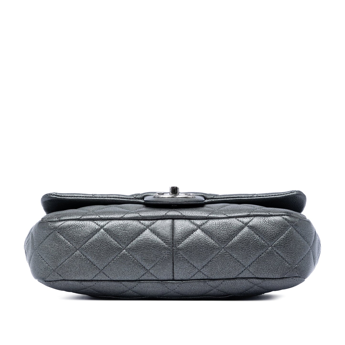 Chanel Medium Iridescent Quilted Goatskin CC Eyelet Flap