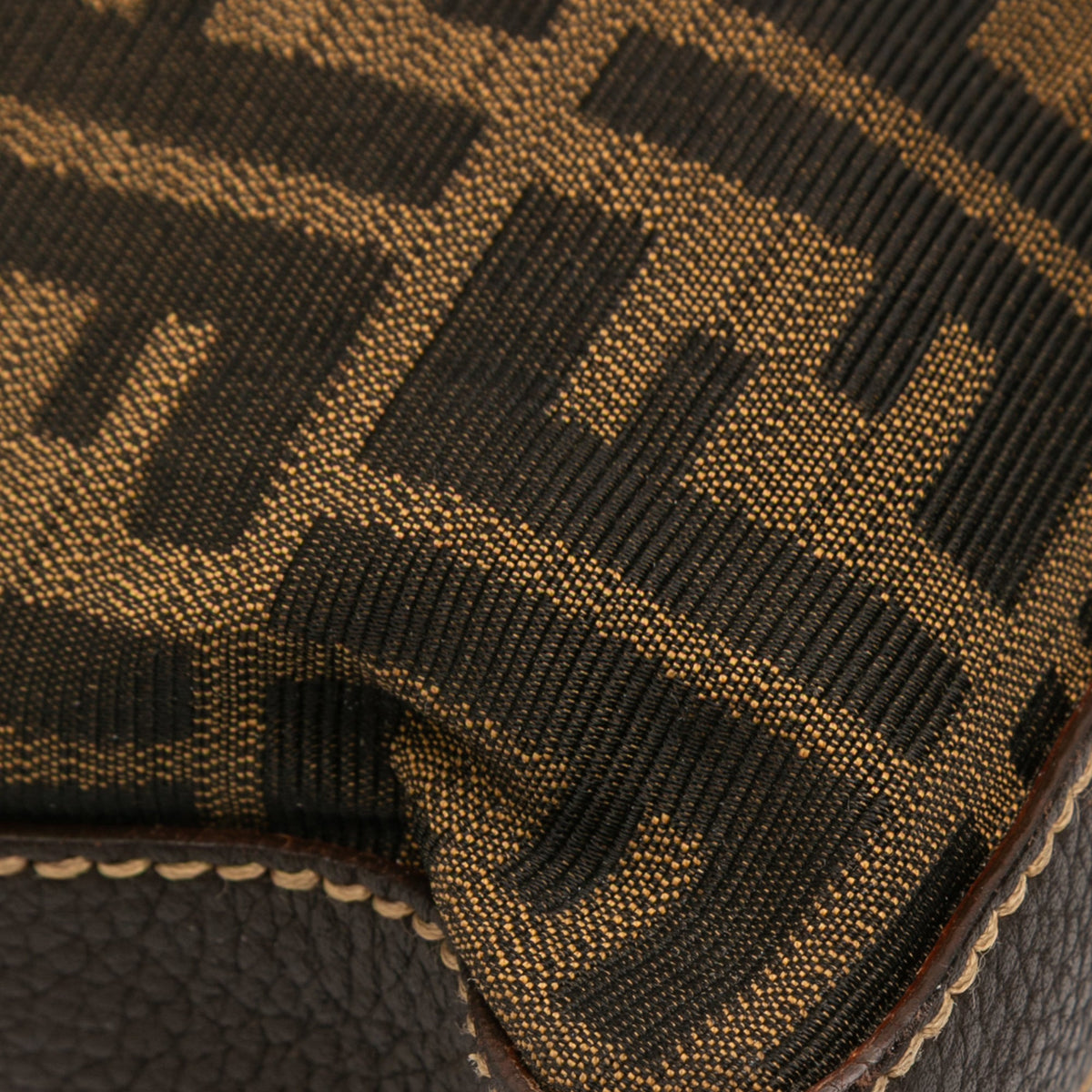 Fendi Zucca Canvas Selleria Crossbody