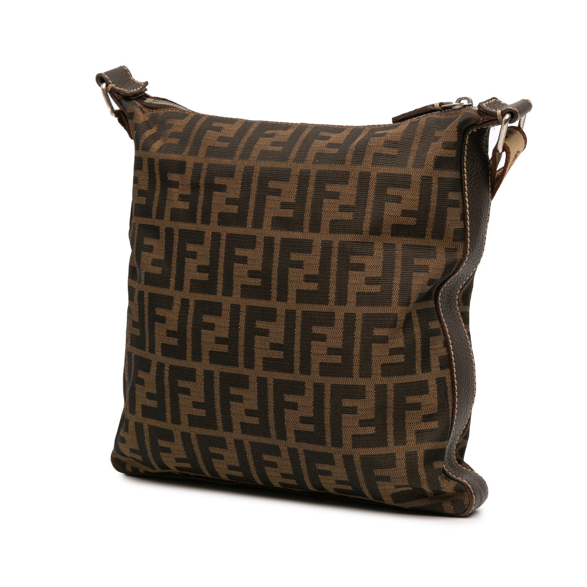 Fendi Zucca Canvas Selleria Crossbody